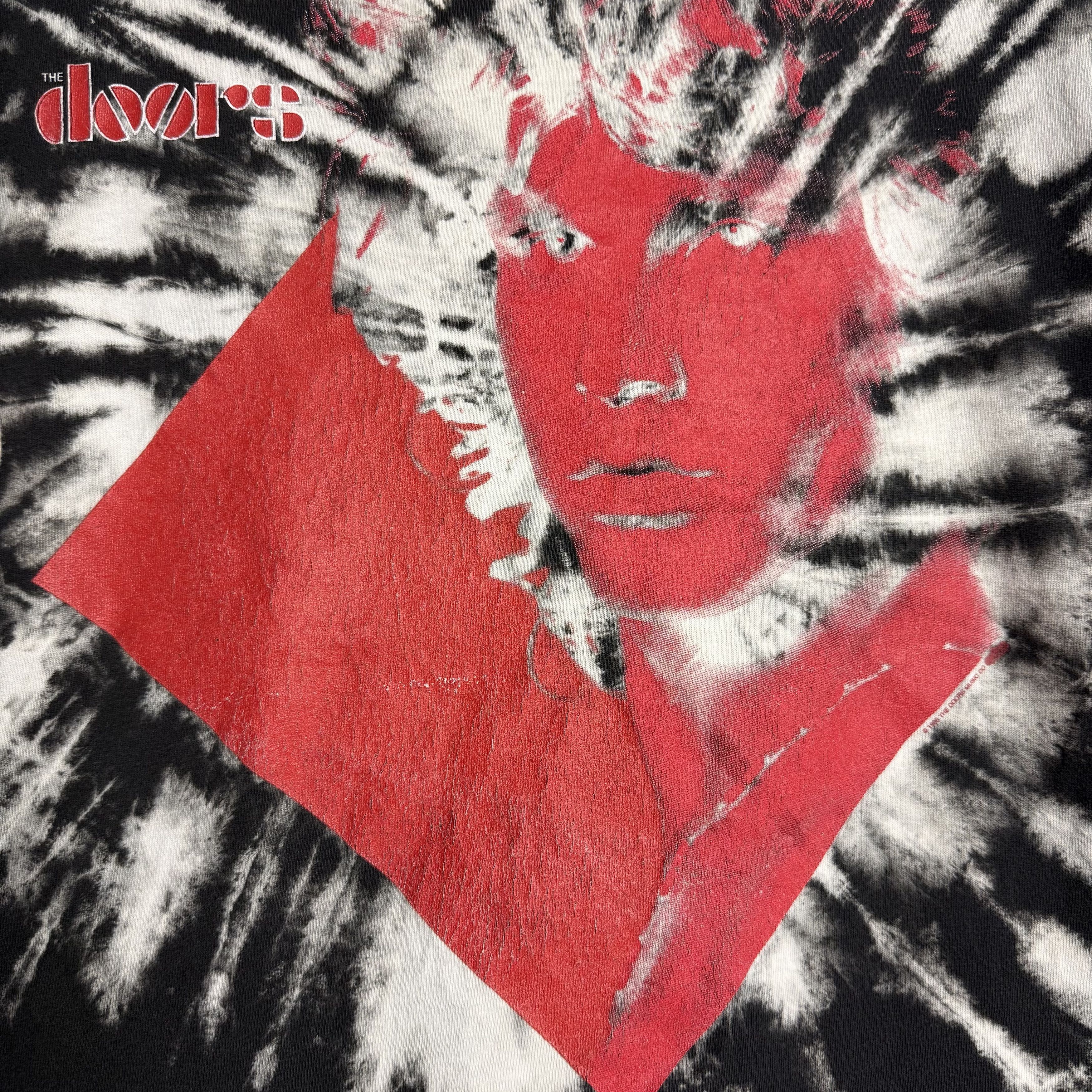 Band Tees 🔥RARE🔥Vintage 90s The Doors Jim Morrison Tie Dye Tshirt Size US XL / EU 56 / 4 - 3 Thumbnail