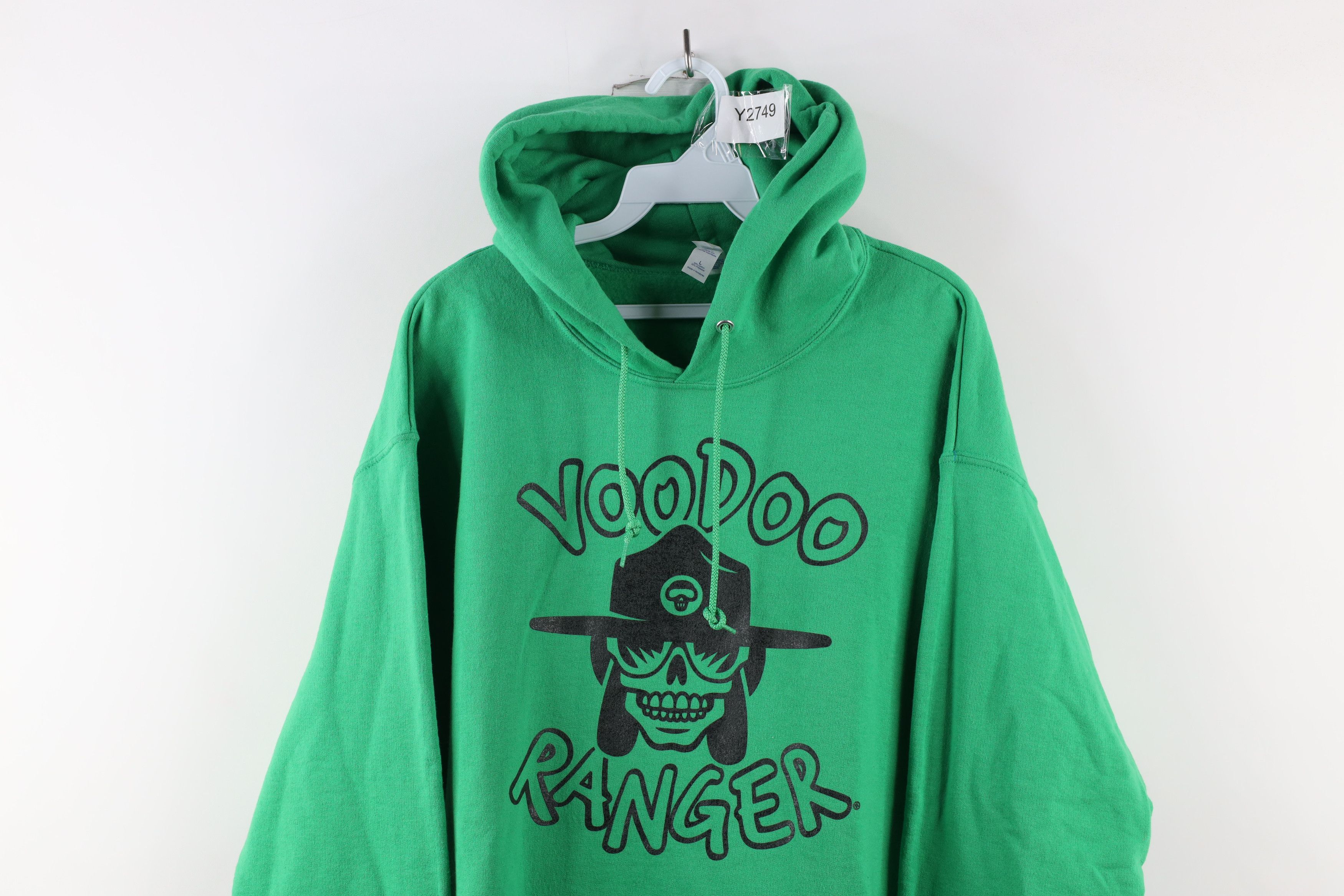 Vintage New Belgium Brewery Voodoo Ranger IPA Beer Hoodie Sweatshirt Size US L / EU 52-54 / 3 - 2 Thumbnail