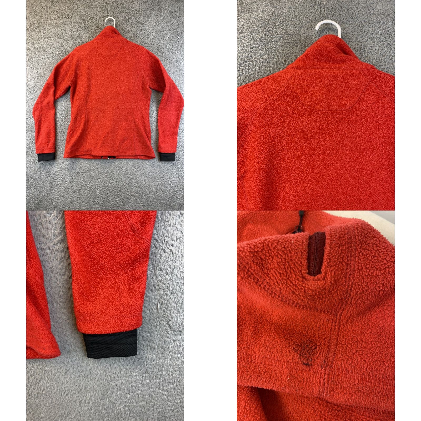 Vintage Columbia Fleece Jacket Womens L Red Full Zip Sweatshirt Zip Pockets / 77-12 Size L / US 10 / IT 46 - 8 Thumbnail