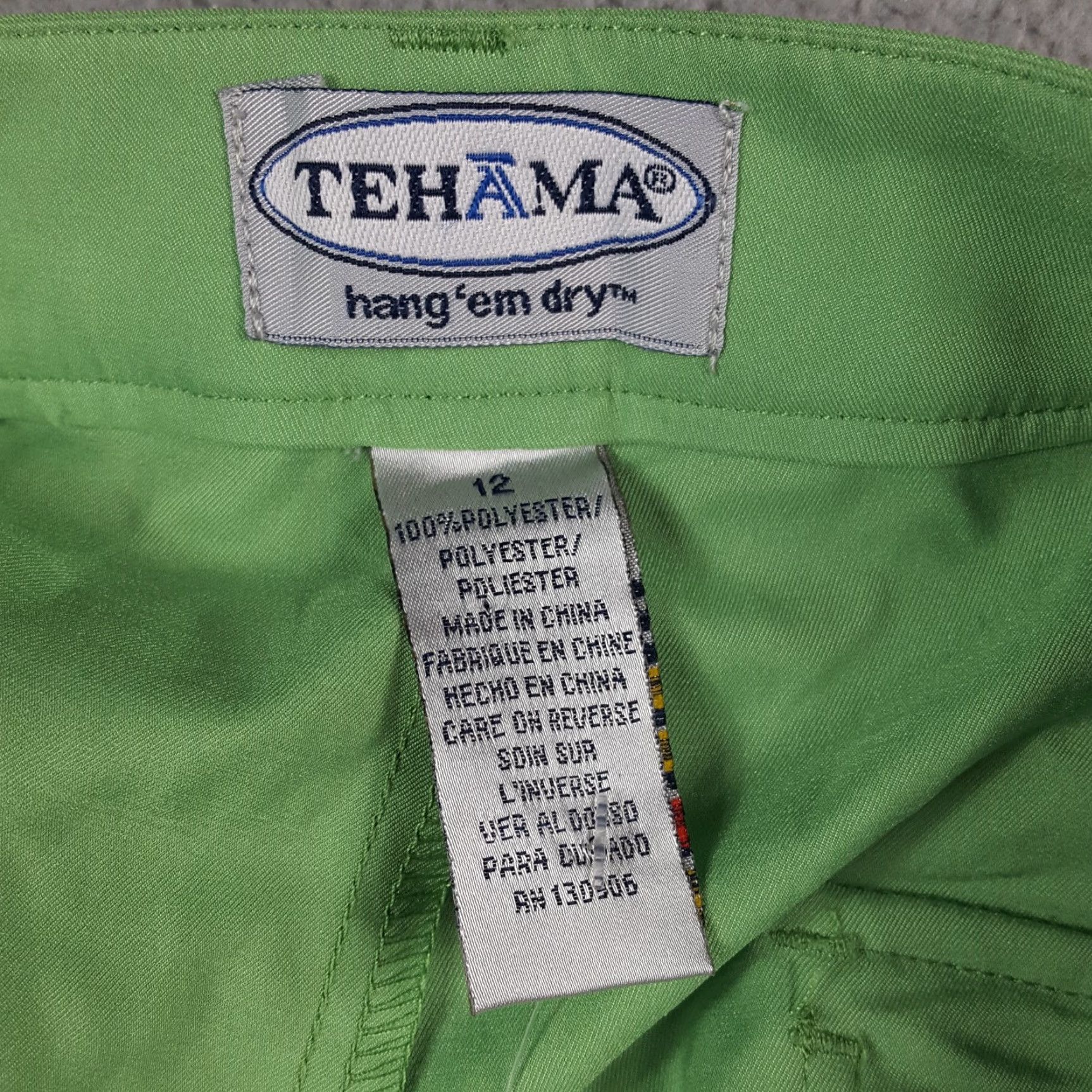 Vintage VINTAGE Teháma Bermuda Shorts Women 00s 90s Y2K Preppy Green Breathable Relaxed Size 12 Asian? Size 30" / US 8 / IT 44 - 6 Thumbnail