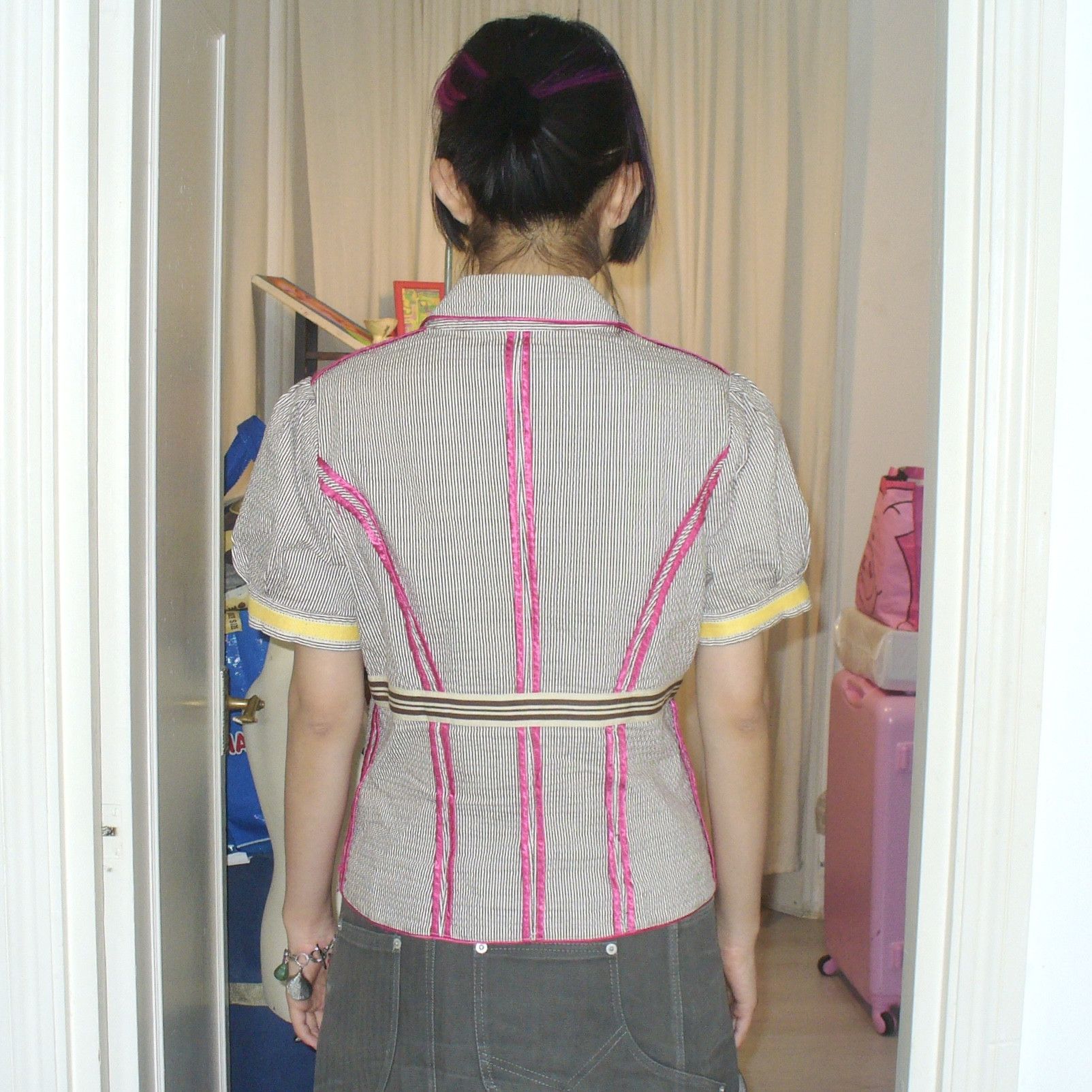Other Italian preloved short sleeves blazer Size M / US 6-8 / IT 42-44 - 2 Thumbnail