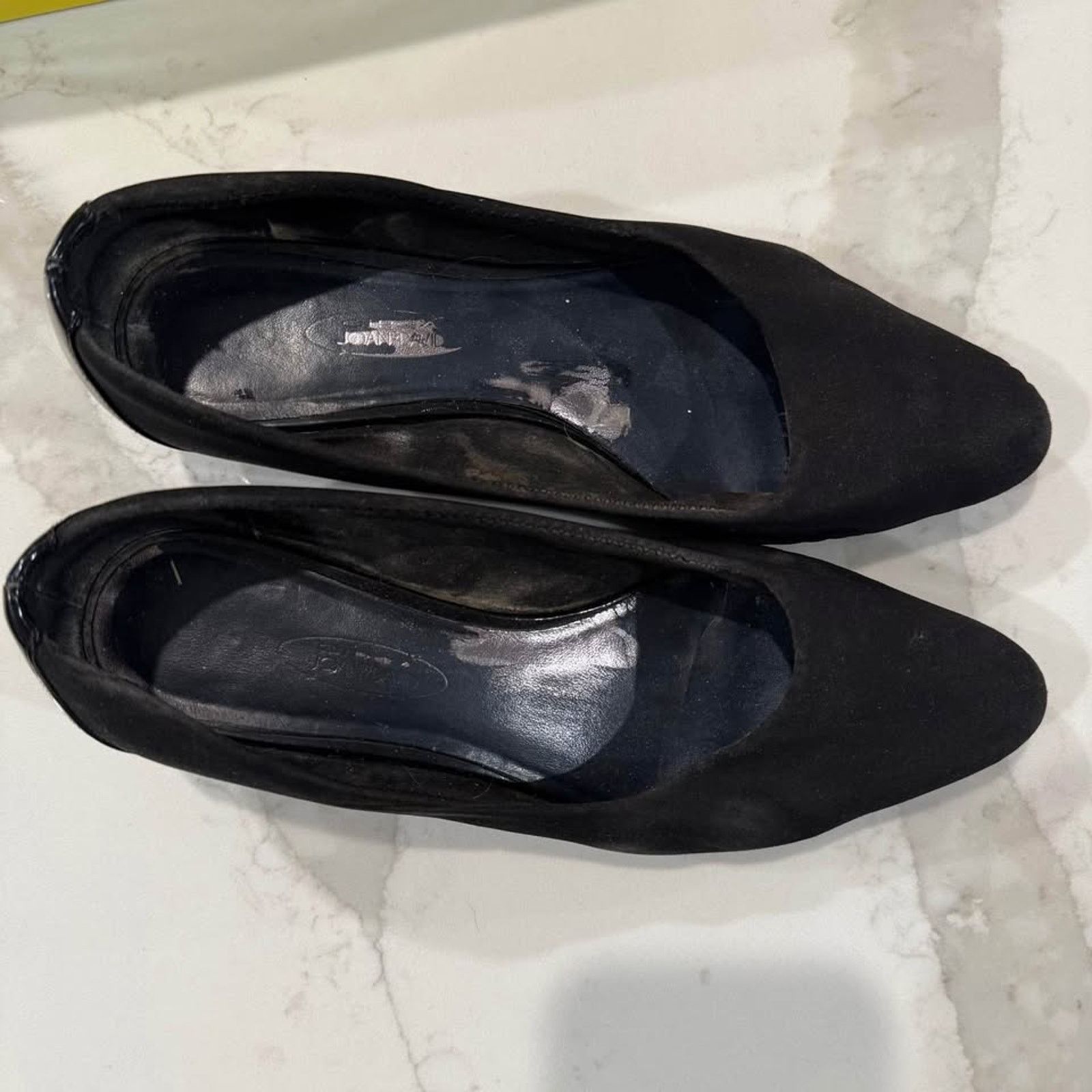 C1RCA Circa Joan & David Black Slip On Wedge Pumps Women’s 7.5M Size US 7.5 / IT 37.5 - 5 Thumbnail