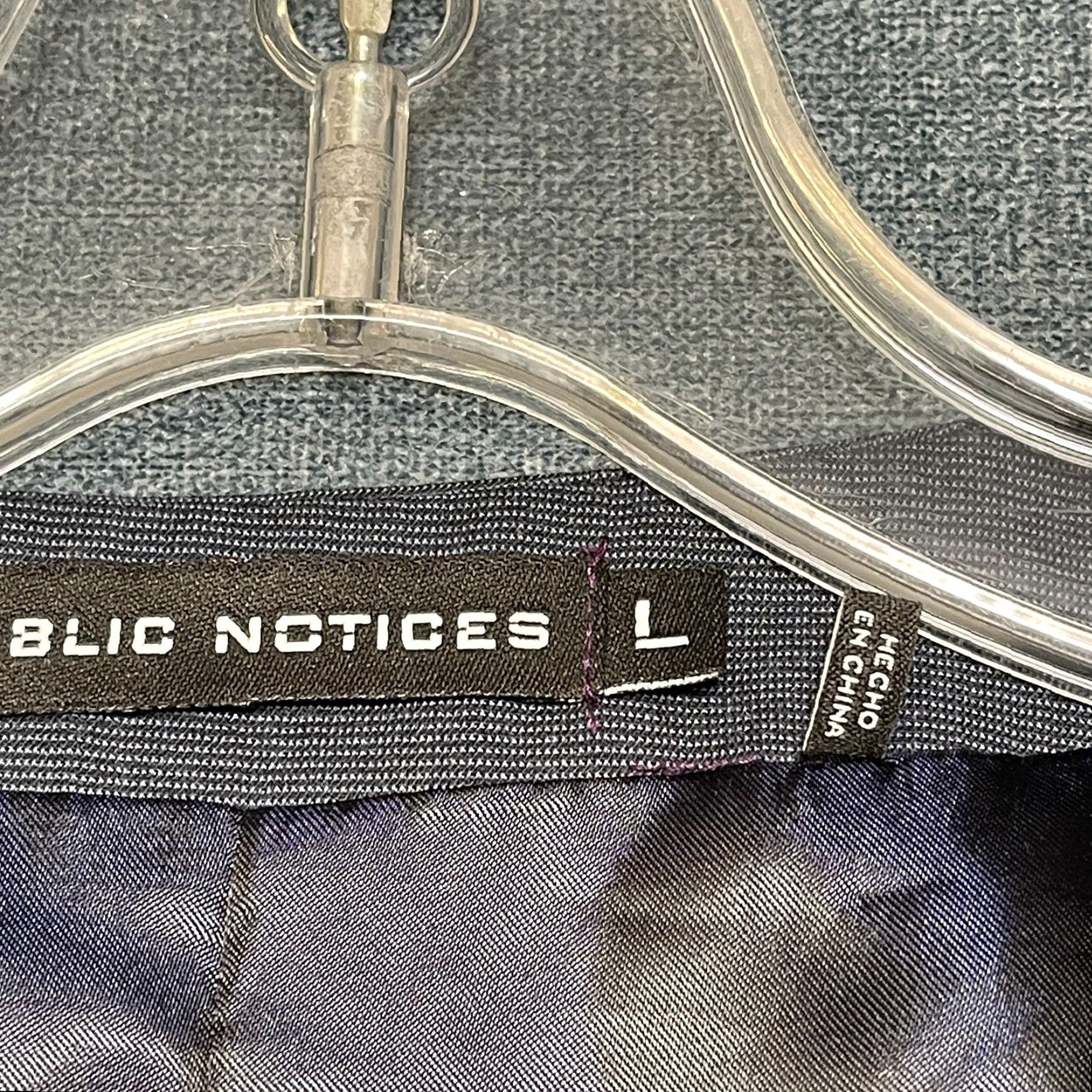 Vintage VINTAGE Public Notices Vest Mens Large Blue Micro Dots Lined Formal Single Breasted Size US L / EU 52-54 / 3 - 7 Thumbnail