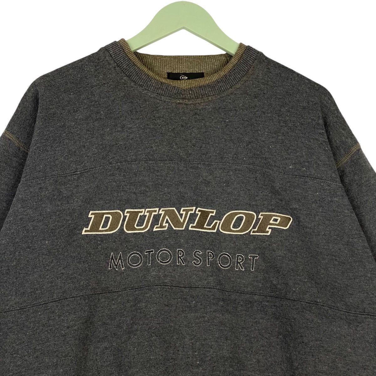 Dunlop × Vintage Vintage Dunlop Motorsport Big Embroidered Crewneck Size US L / EU 52-54 / 3 - 5 Thumbnail