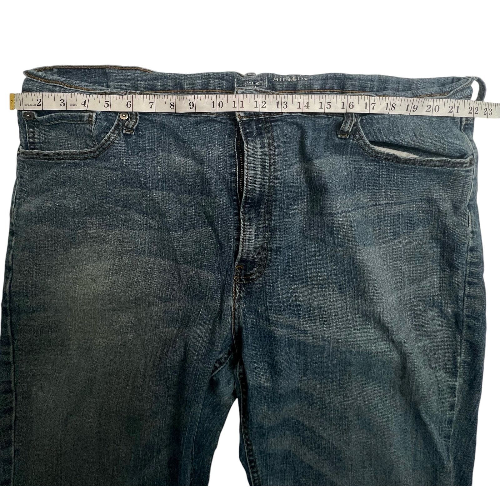 Levi's Signature Levi Strauss Men’s Athletic Fit Jeans 44x30 Blue Size US 44 / EU 60 - 16 Thumbnail