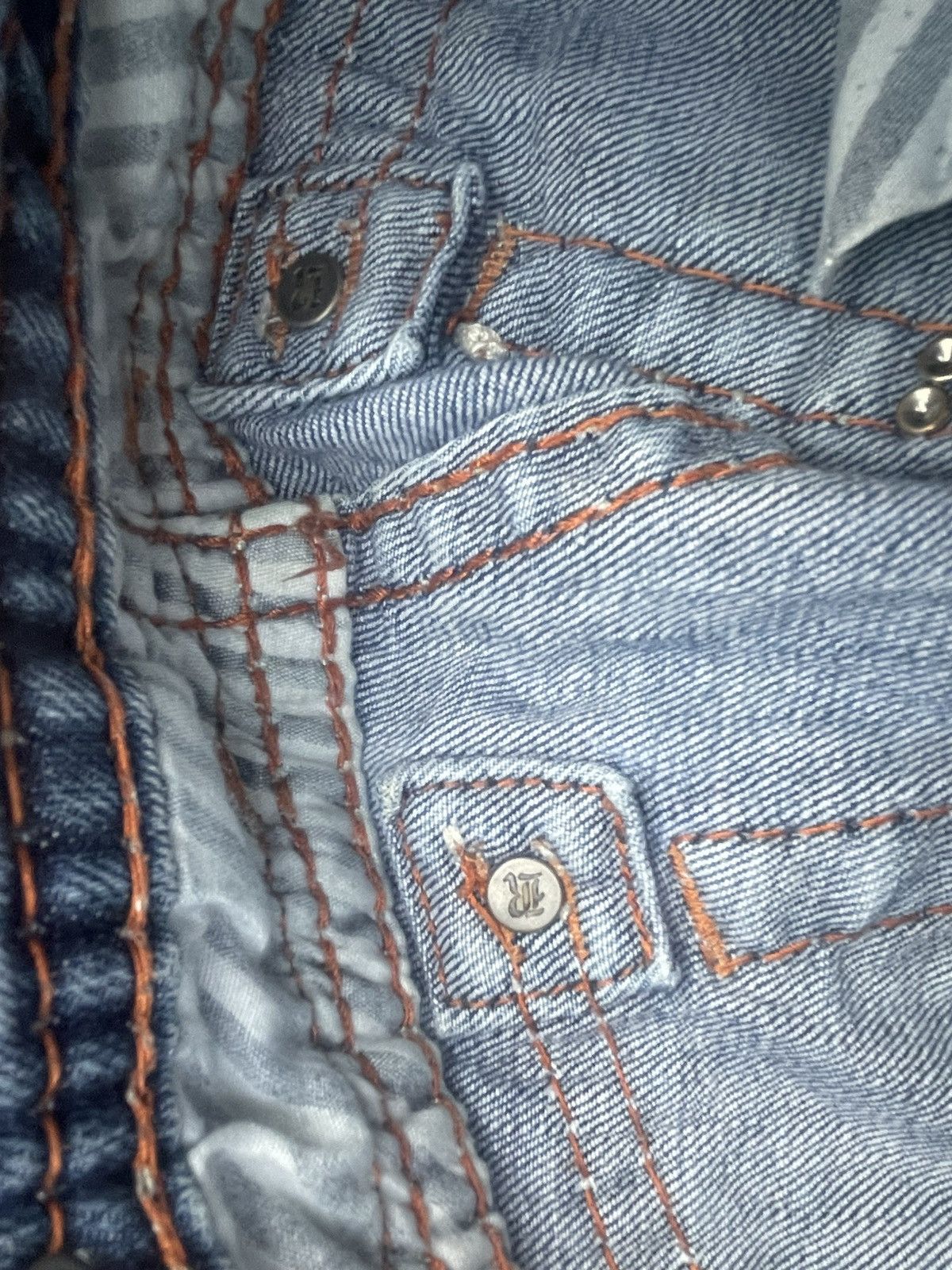 Rock Revival Rock Revival Penny Bootcut Distresed Jeans Size 30" / US 8 / IT 44 - 23 Thumbnail