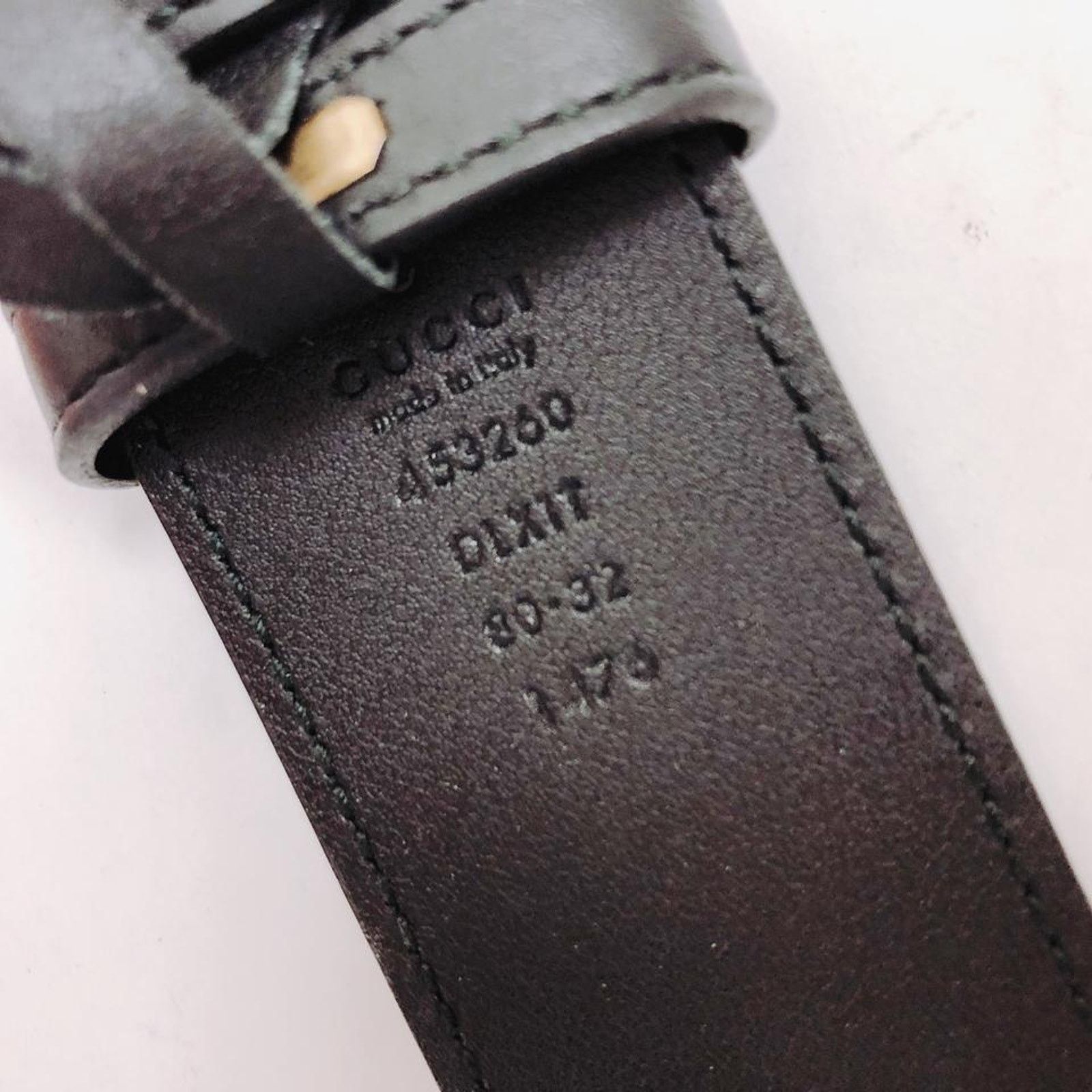 Gucci GUCCI GG pearl logo leather belt size 80 Size ONE SIZE - 8 Thumbnail