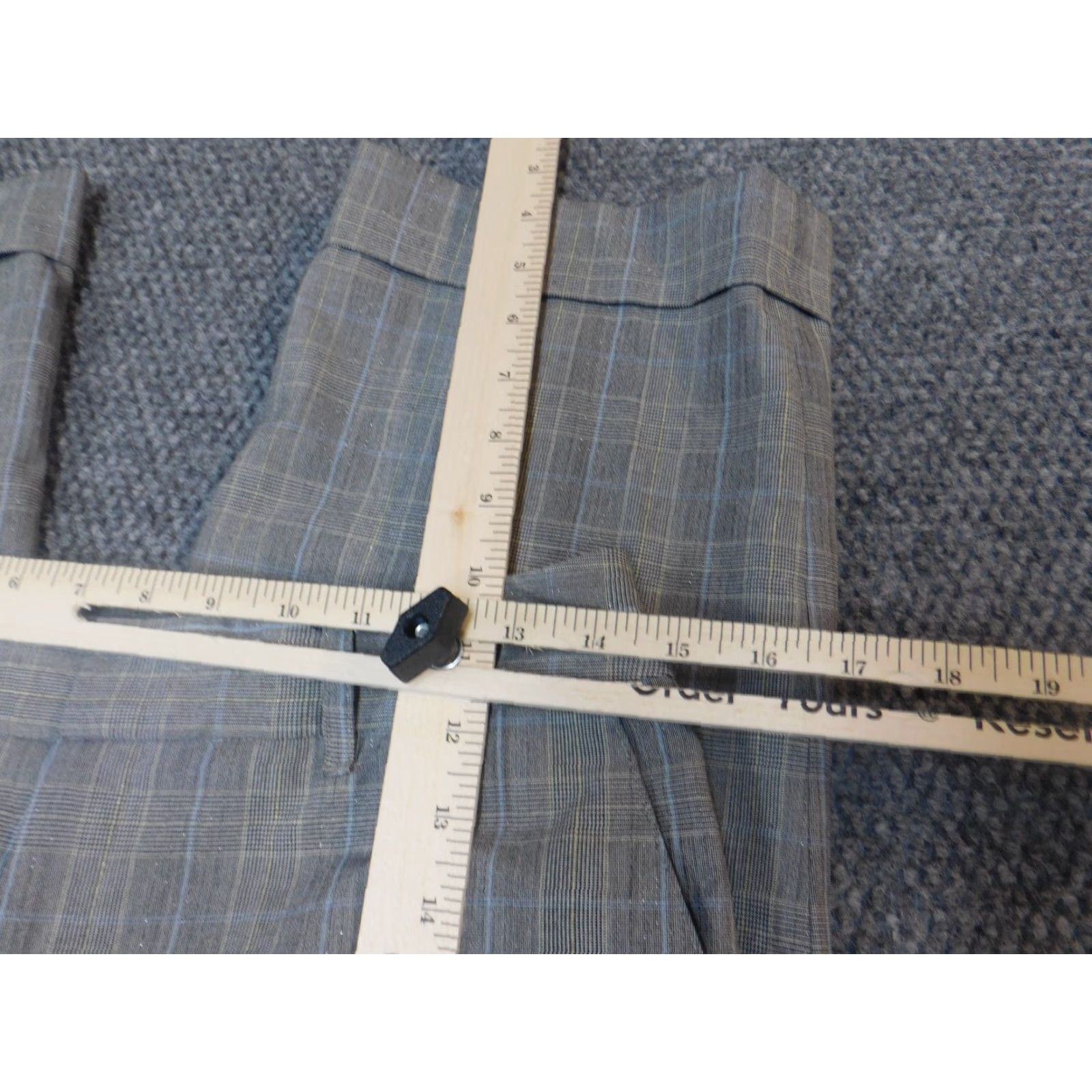 Nine West Nine West Womens Pants Dress Pants Straight Gray 4 Regular Inseam 21in Stretch Slimming Comfort Cotton Spandex Knit Size 27" / US 4 / IT 40 - 4 Thumbnail