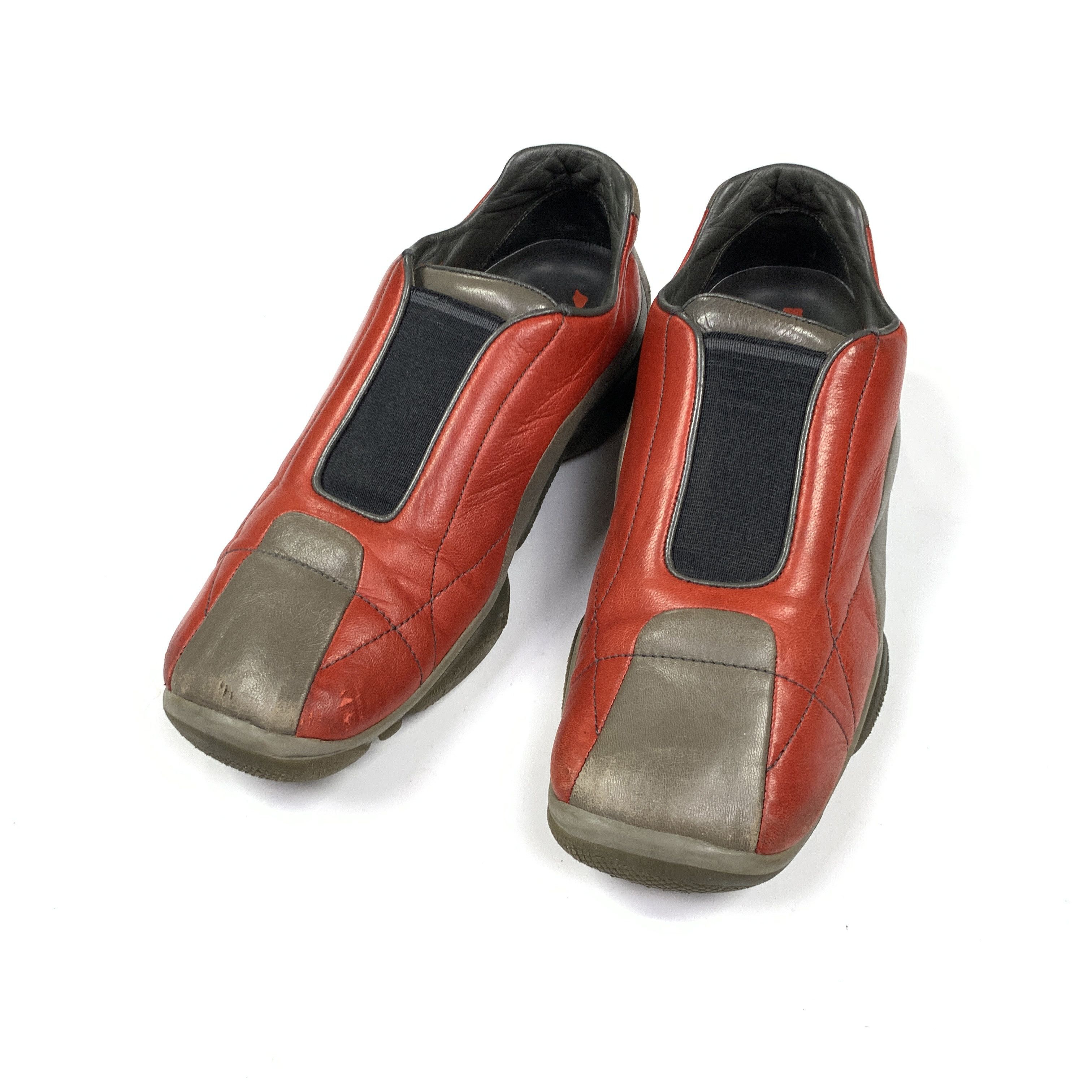 Prada 00's Slip On Racing Shoes Size US 7 / IT 37 - 2 Thumbnail