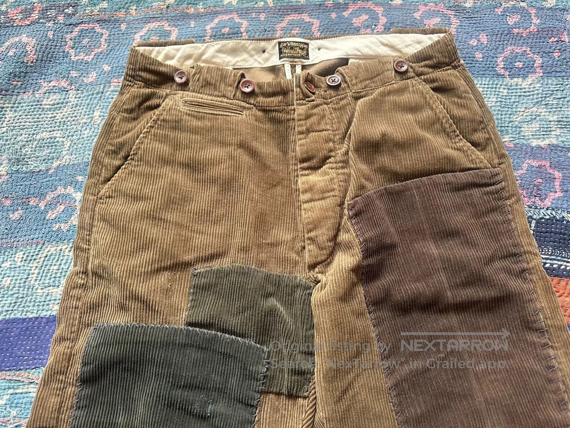 Levi's Vintage Clothing Levi's Vintage Clothing LVC Corduroy Patch Pants. Size US 36 / EU 52 - 3 Thumbnail
