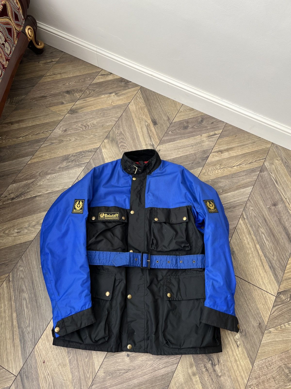 Belstaff × Vintage Vintage Belstaff Nylon Jacket Trialmaster 500 Size US L / EU 52-54 / 3 - 6 Thumbnail