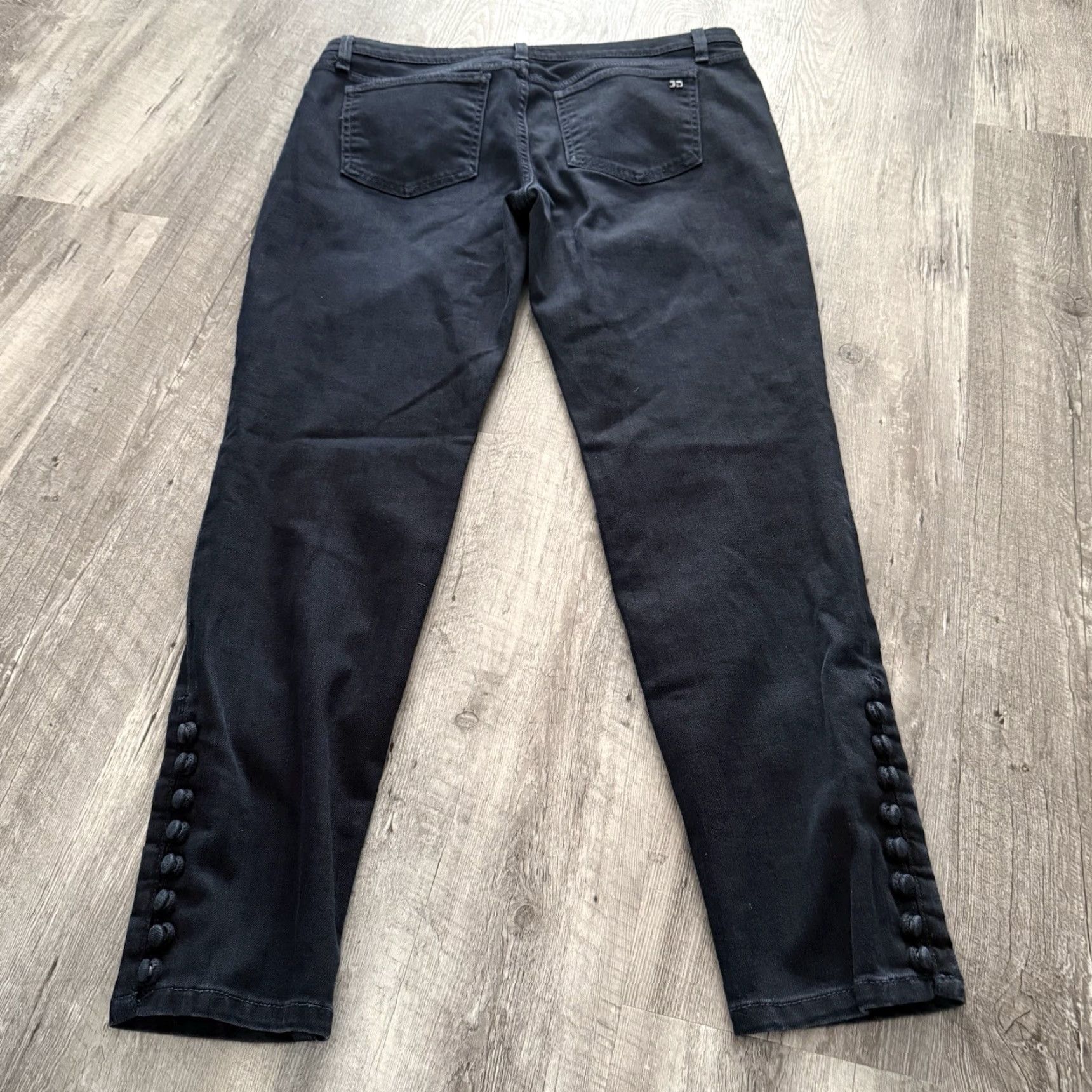 Vintage Joe's Jeans Ankle Cigarette Womens 31 Dark Wash Denim Ankle Buttons Blue Reed Stretch 5-Pocket Classic Slim Jeans Womens Size 24" / US 00 / IT 34 - 5 Thumbnail