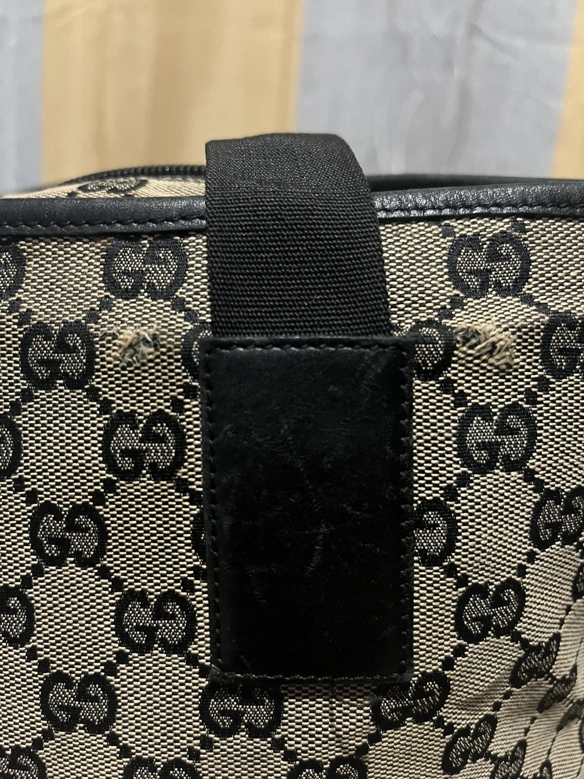 Gucci GUCCI GG Canvas Tote Bag Beige Size ONE SIZE - 18 Thumbnail