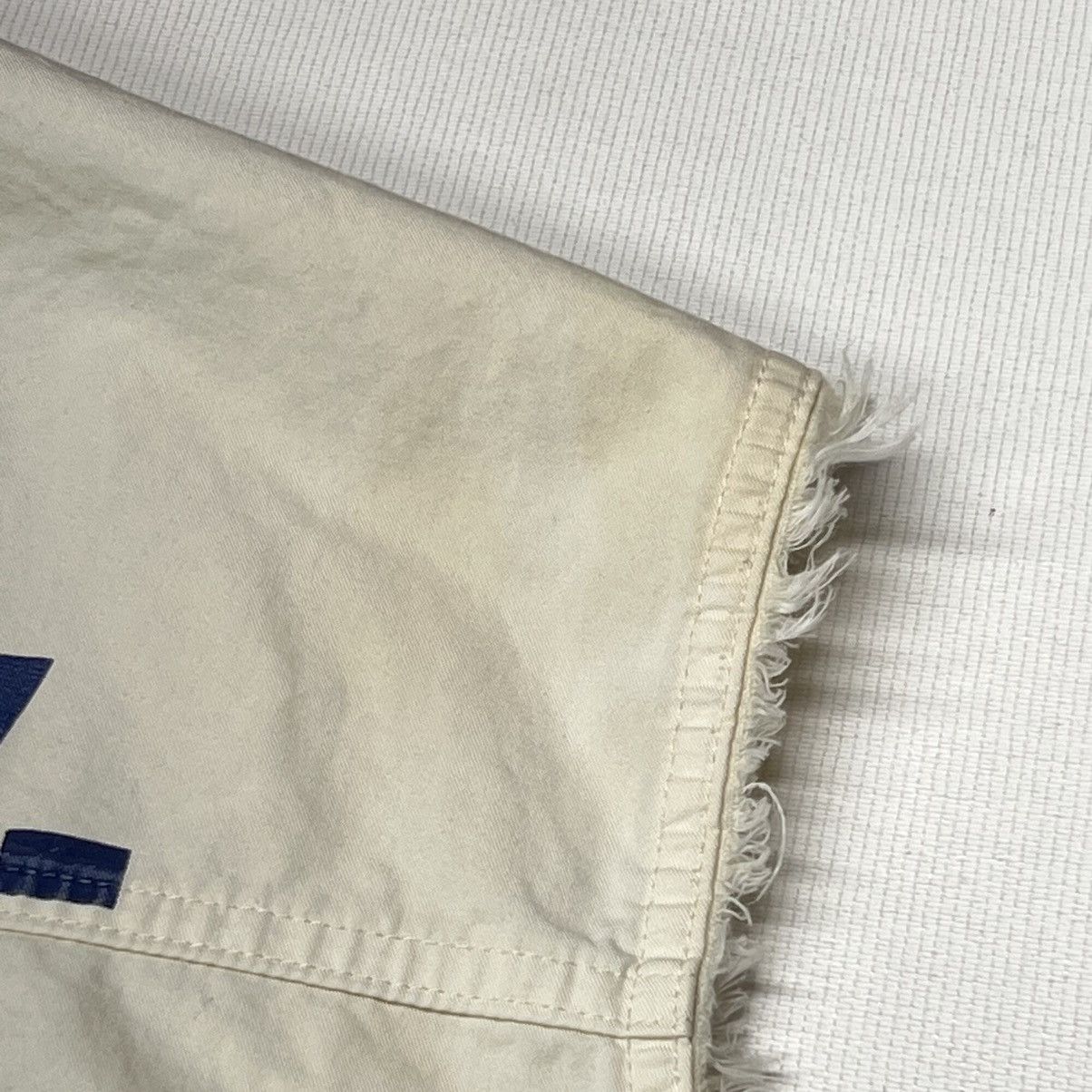 Harley Davidson × Vintage Harley Davidson Button Up Shirt White Cut Off Vest Stripe Size US XXL / EU 58 / 5 - 15 Thumbnail