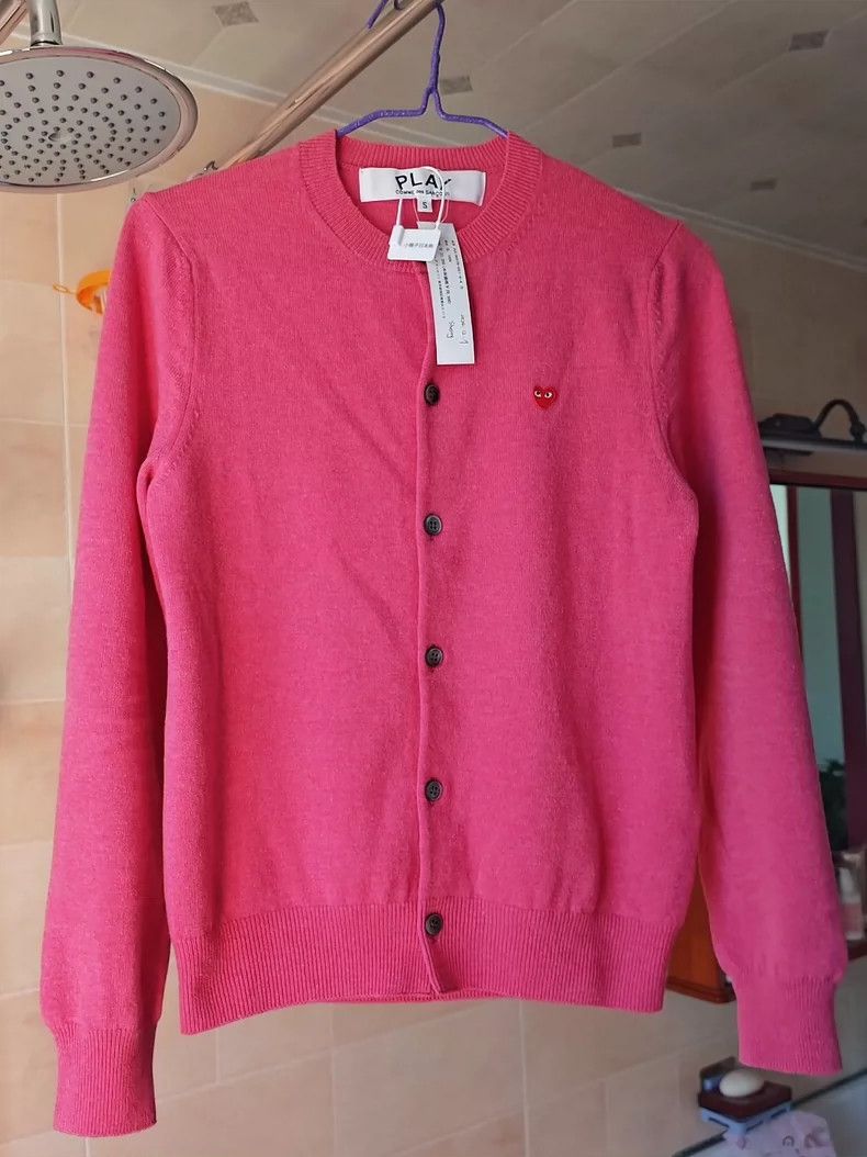 Comme des Garcons Comme Des Garcons Round neck rose-pink cardigan Size S / US 4 / IT 40 - 4 Thumbnail