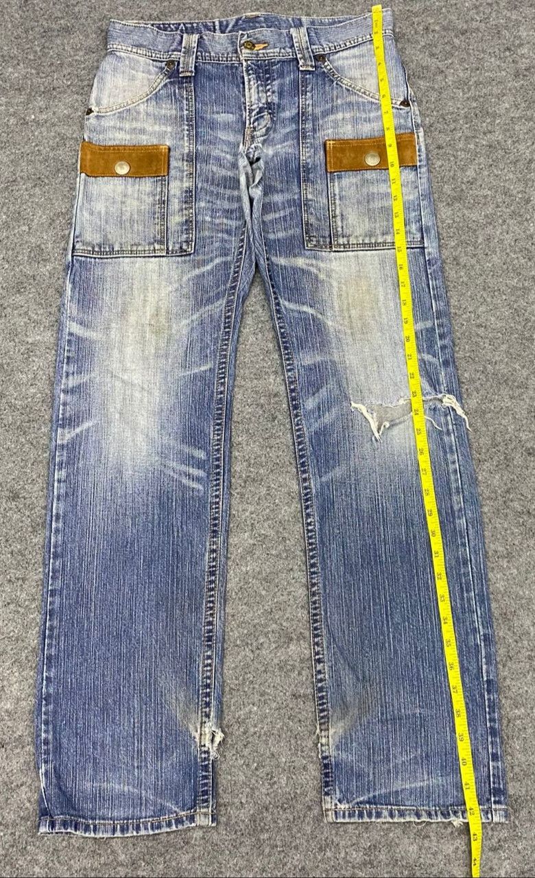 Edwin Vintage Edwin Bush Pants Distressed Denim Size US 32 / EU 48 - 3 Thumbnail