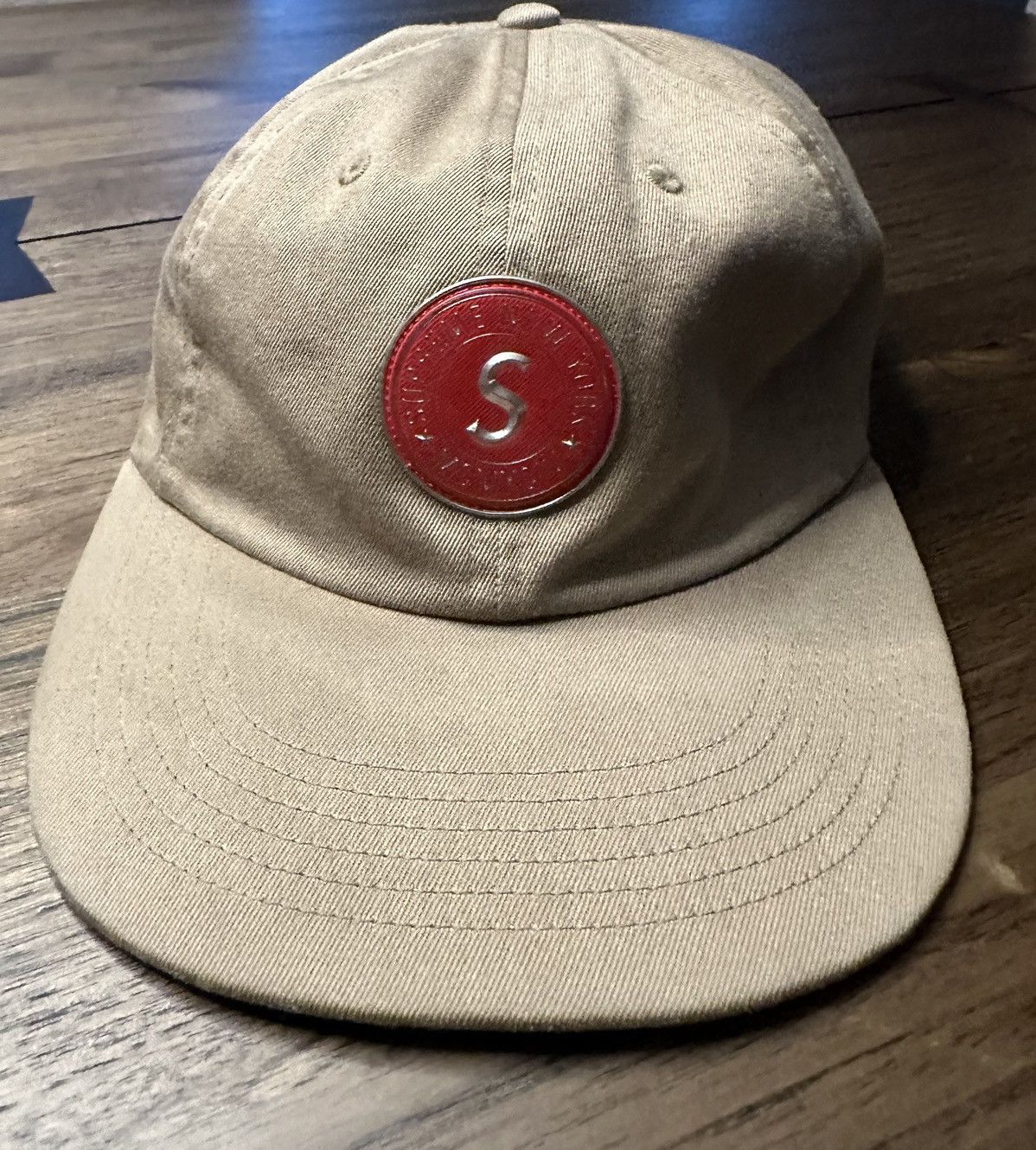 Streetwear × Supreme × Vintage Supreme hat (Chino twill Gel S Logo 6 panel  hat) | Grailed