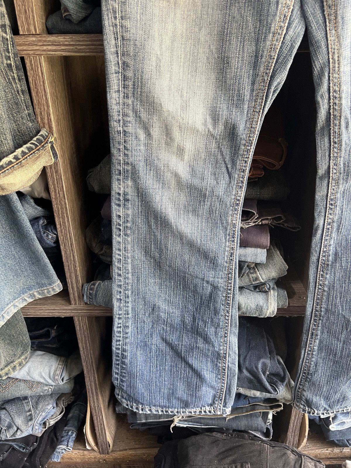 Edwin 🔥Vintage Edwin 503 Premium Distressed Denim Size 28" / US 6 / IT 42 - 7 Thumbnail