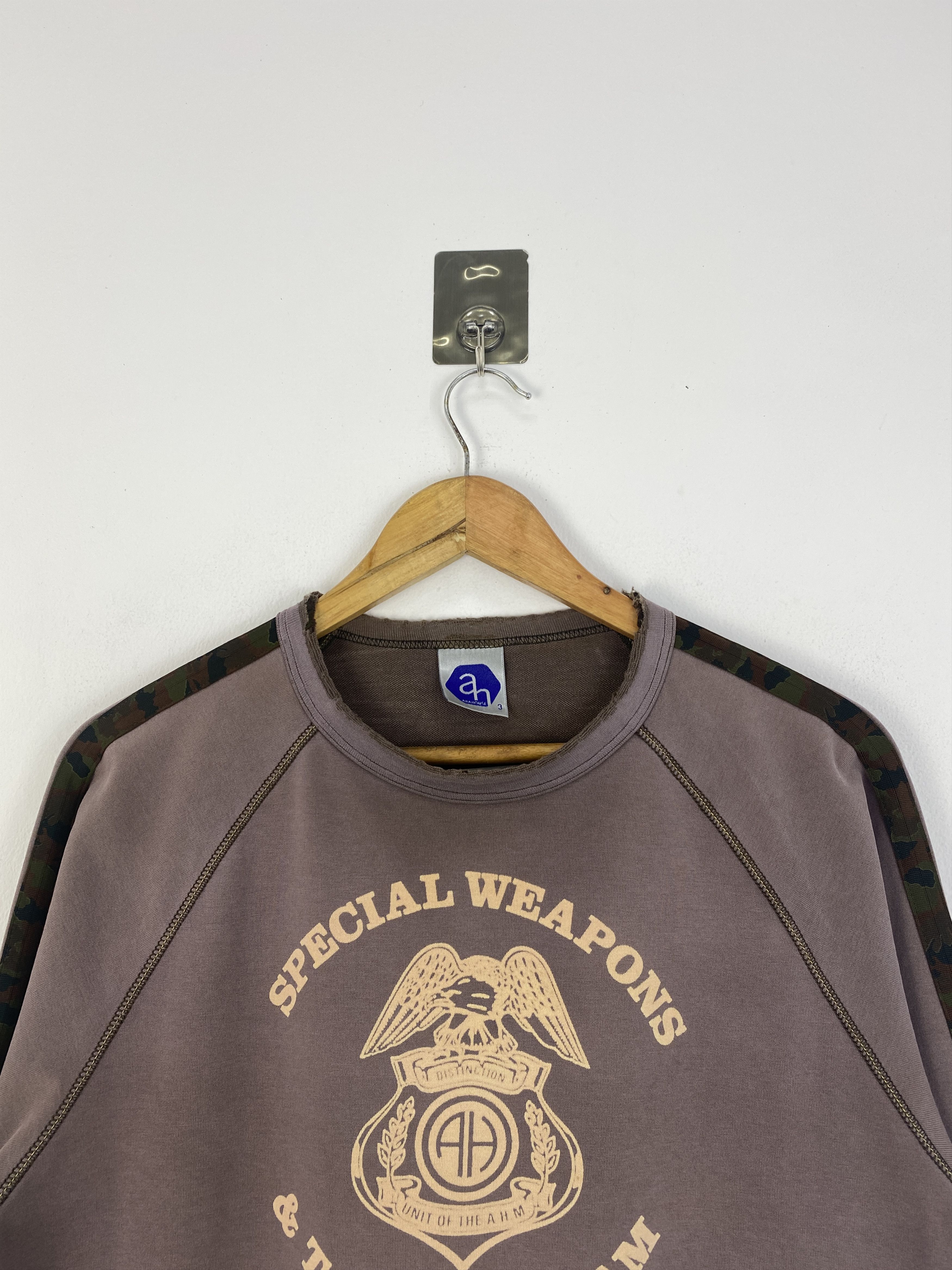 ABAHOUSE Vintage Abahouse Wording Pullover Sweatshirt SH0018 Size US L / EU 52-54 / 3 - 2 Thumbnail