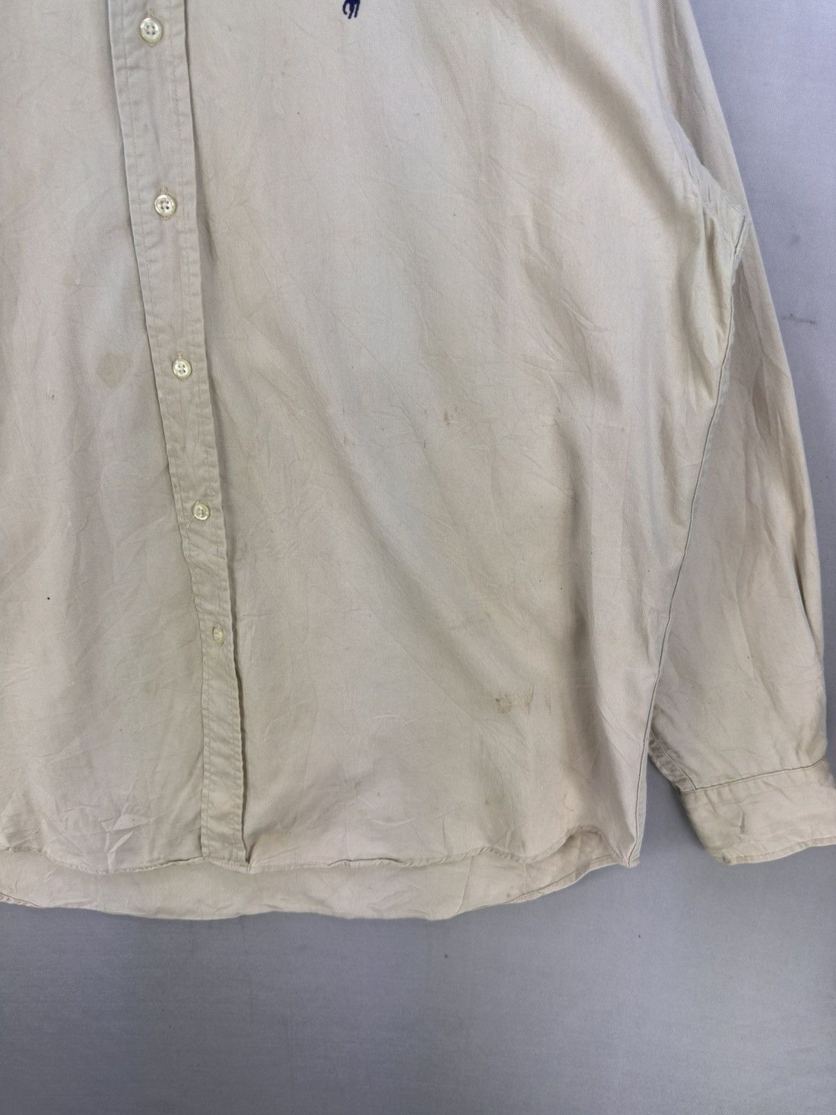 Ralph Lauren Vintage 90’s Ralph Lauren Plain Flannel Shirt Size US XXL / EU 58 / 5 - 3 Thumbnail