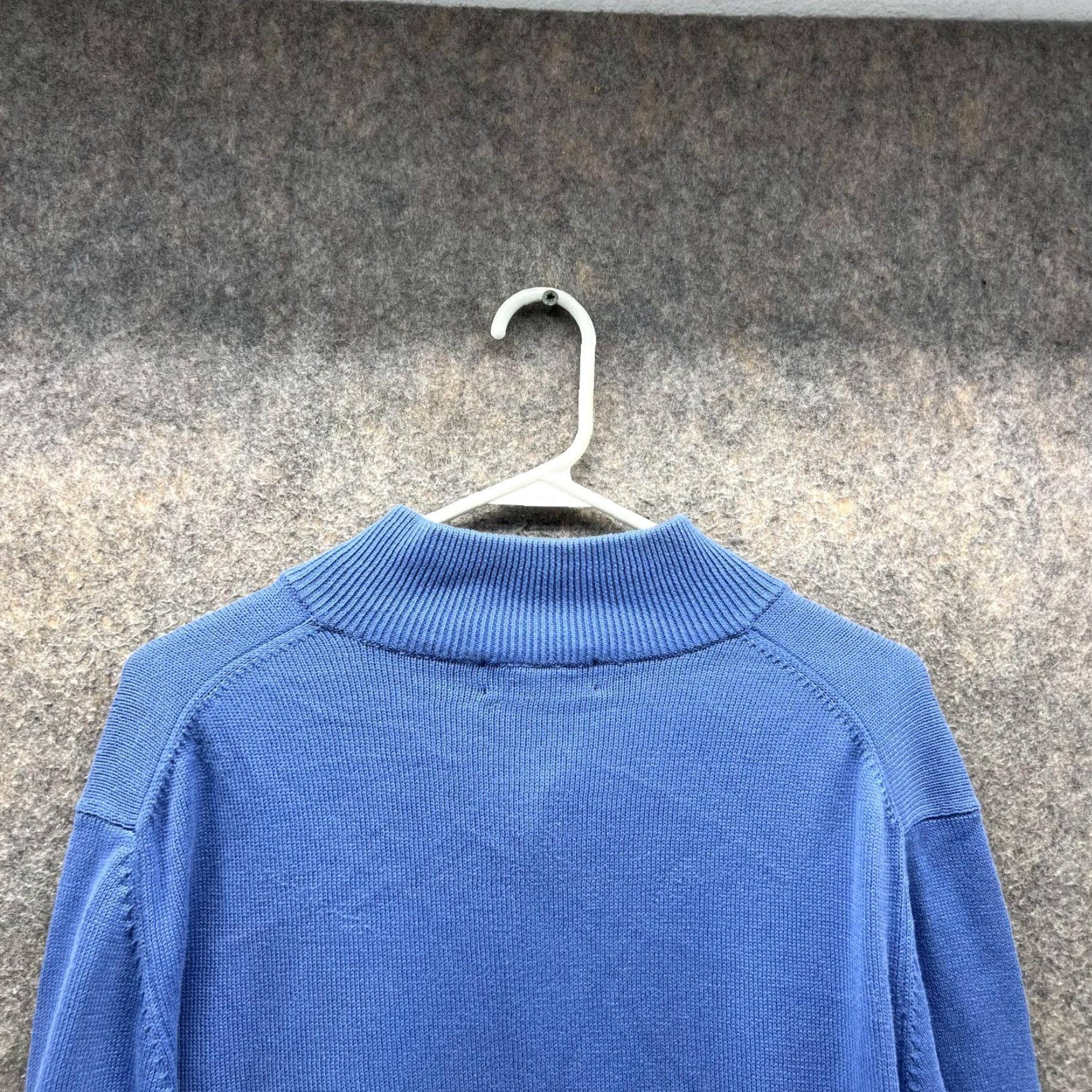 Brooks Brothers VINTAGE Brooks Brothers Sweater Men Large Blue Pullover Fleece Cotton Jacket Size US L / EU 52-54 / 3 - 3 Thumbnail