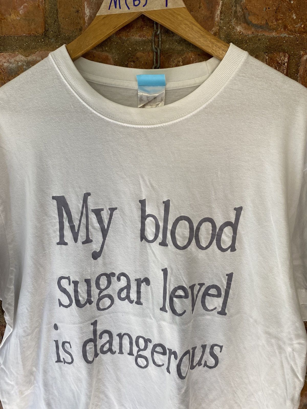 20471120 2000s COSPA poem My blood sugar level is dangersrous Size US XL / EU 56 / 4 - 3 Thumbnail