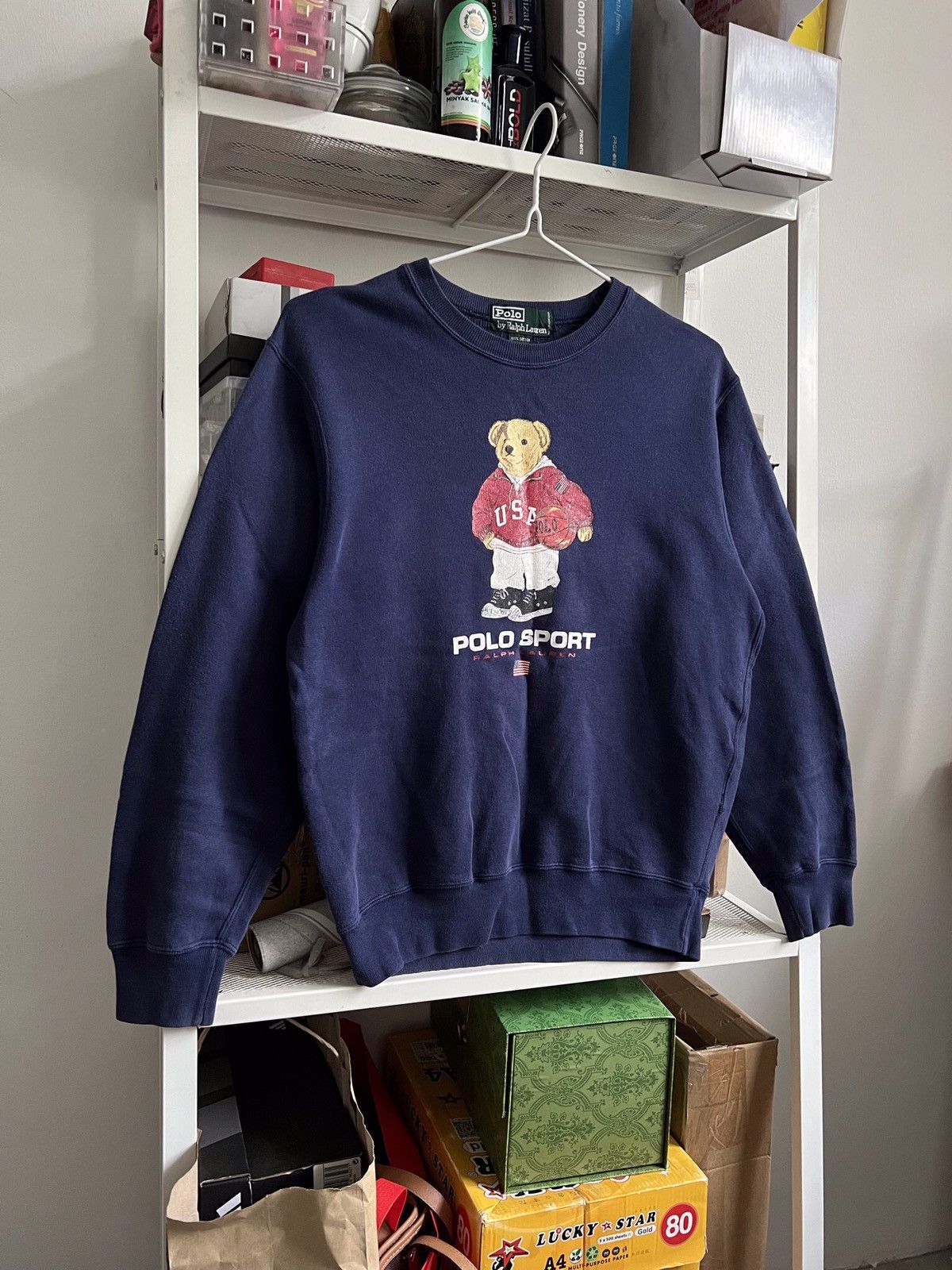 Polo Ralph Lauren BEST OFFER ! VINTAGE 🔥 Polo Bear USA Ralph Lauren 🔥 Size M / US 6-8 / IT 42-44 - 3 Thumbnail
