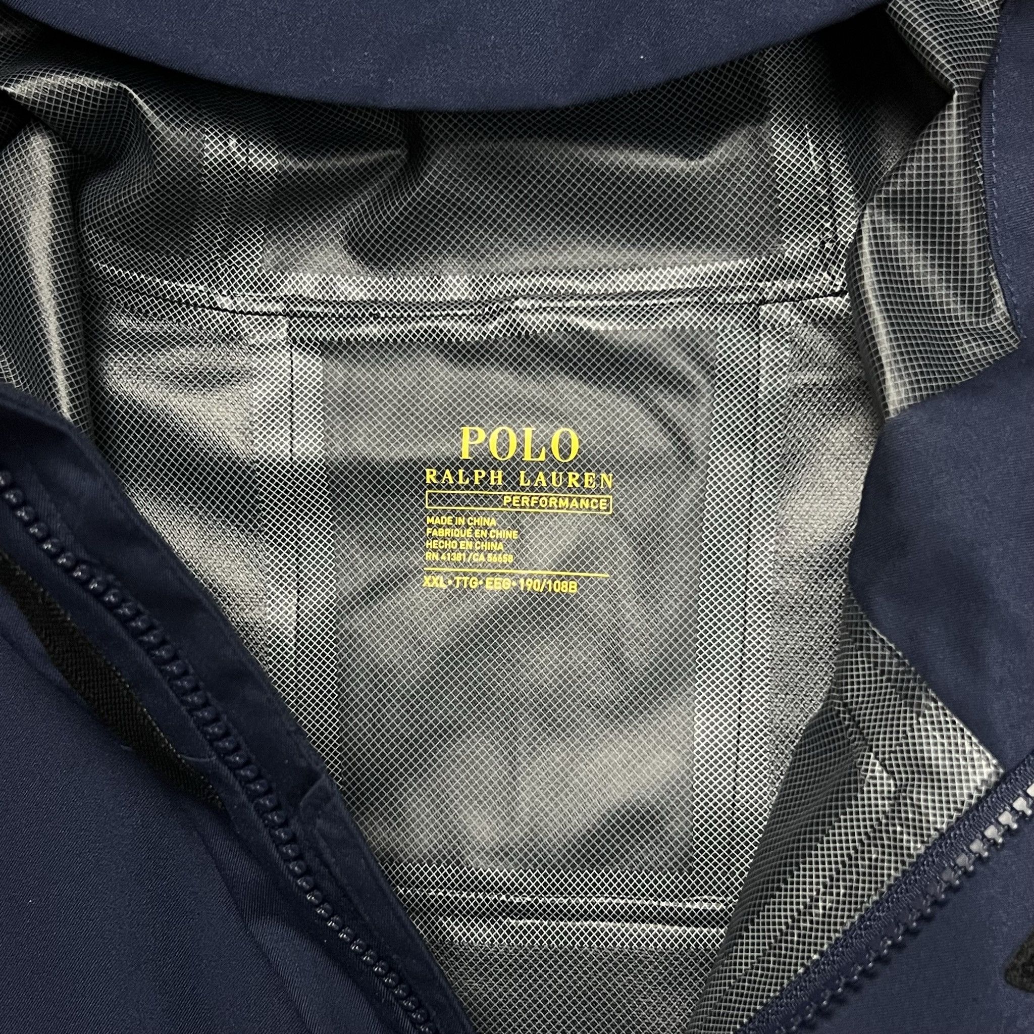 Polo Ralph Lauren Polo Ralph Lauren Performance Hooded Blue Jacket - XXL Size US XXL / EU 58 / 5 - 5 Thumbnail