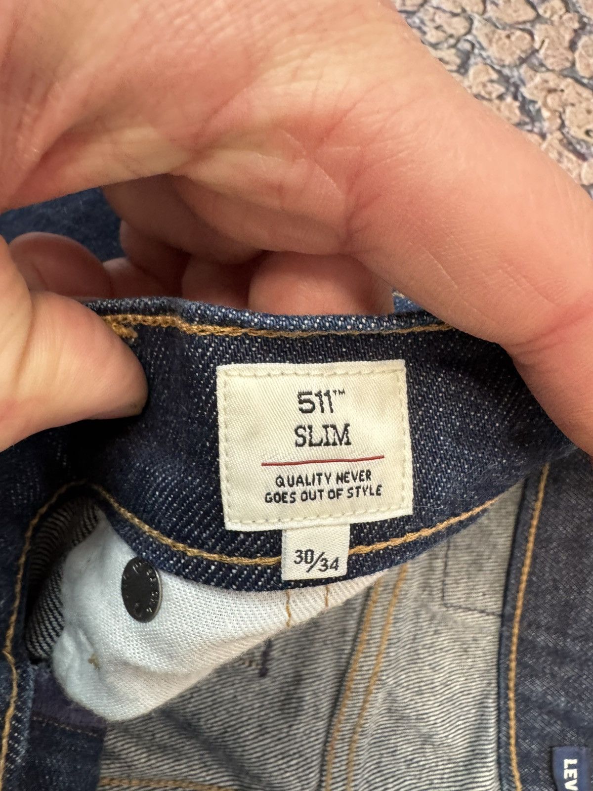 Levi's Made & Crafted Levi's Made in Japan 511 Slim Fit Selvedge Men's Jeans Size US 30 / EU 46 - 11 Thumbnail
