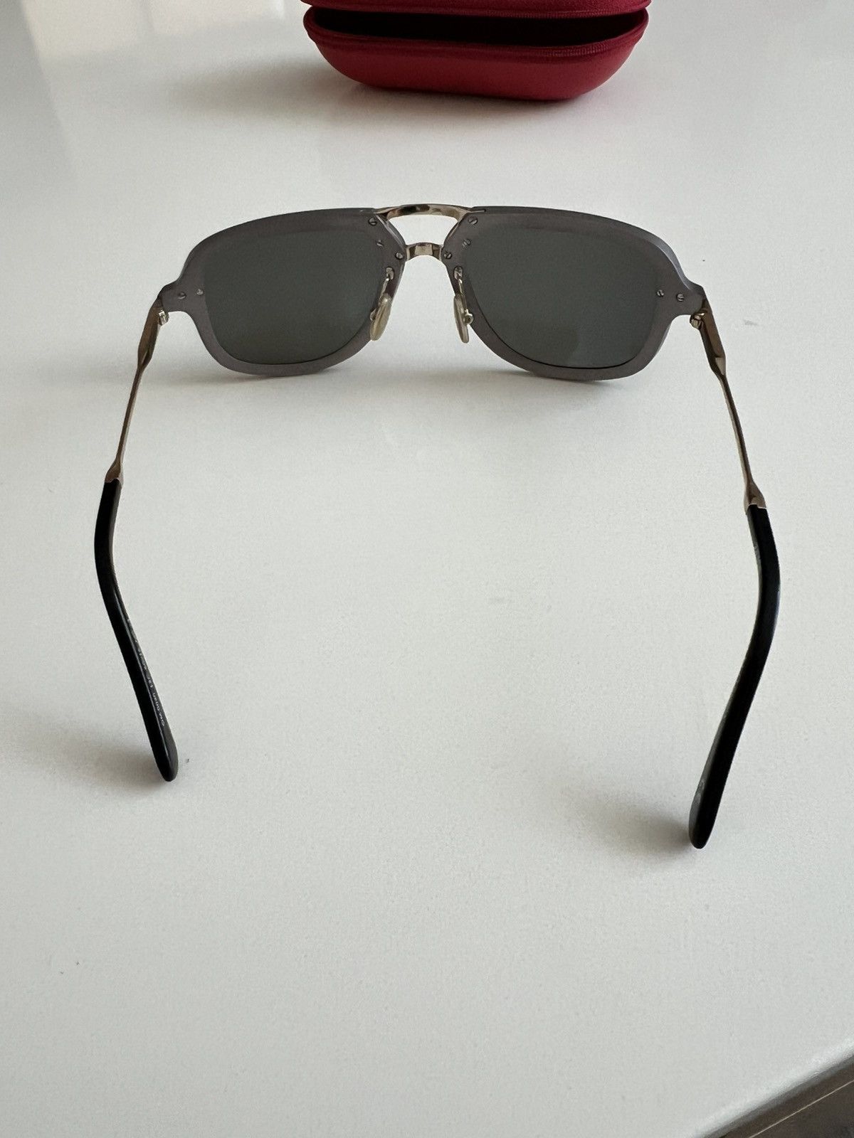 Omega Omega Pilot Sunglasses with Case Size ONE SIZE - 5 Thumbnail