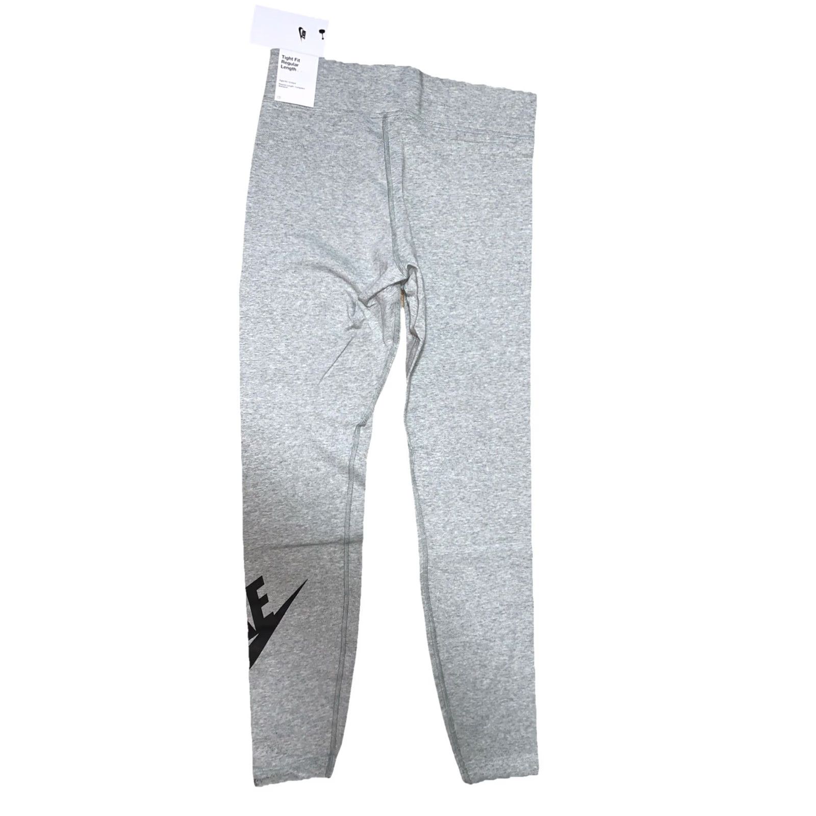 Nike Nike Leggings Women’s Medium NWT12525 Logo Tight Fit Regular Length-Gray Slim Ankle Pul On Elastic Waist Running Yoga Gym Transformation Size 32" / US 10 / IT 46 - 3 Thumbnail