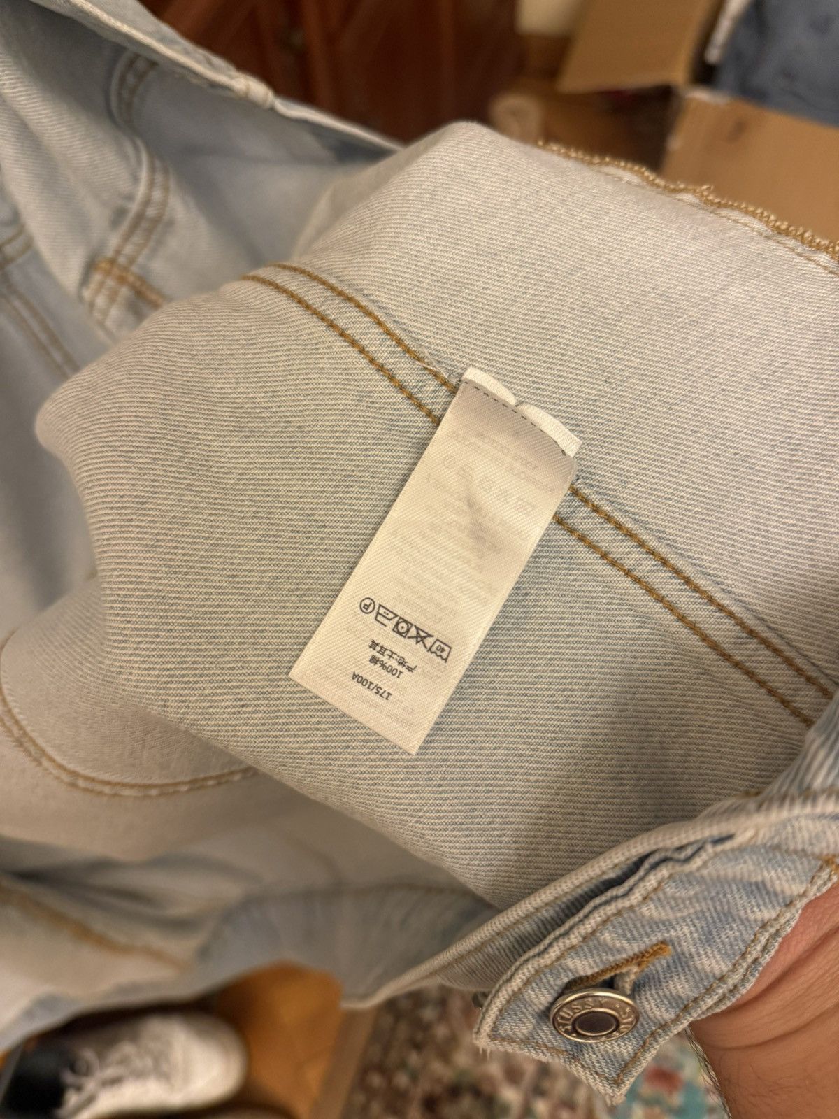 Stussy Stussy Blue Denim Jacket Size US L / EU 52-54 / 3 - 7 Thumbnail