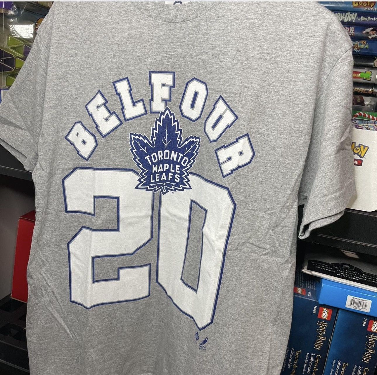 Vintage Vintage Y2K Ed Balfour Toronto Maple Leafs NHL T-shirt Size US L / EU 52-54 / 3 - 1 Thumbnail