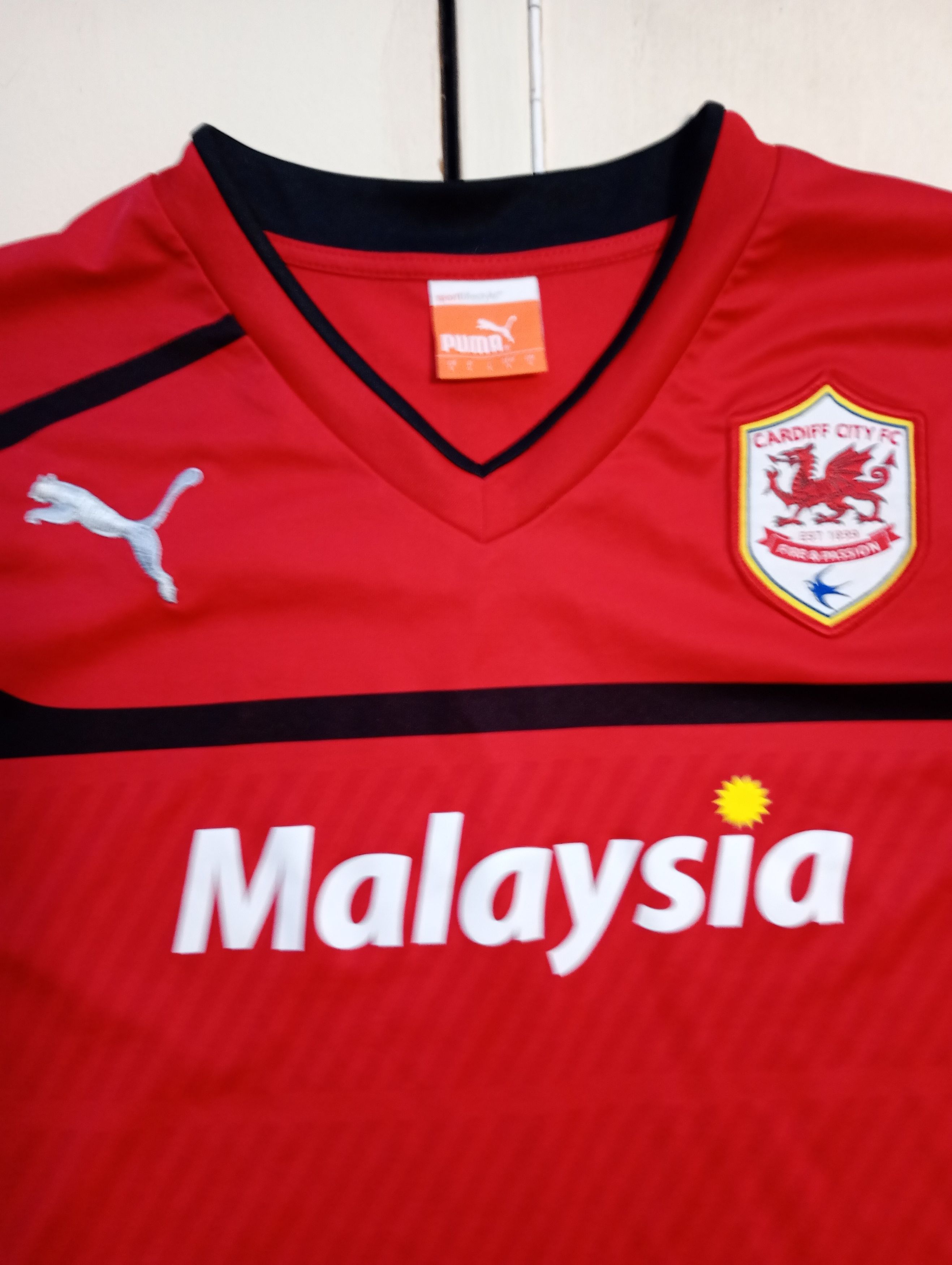 Puma Puma Cardiff City Home Jersey 2012-2013 Size US L / EU 52-54 / 3 - 8 Thumbnail