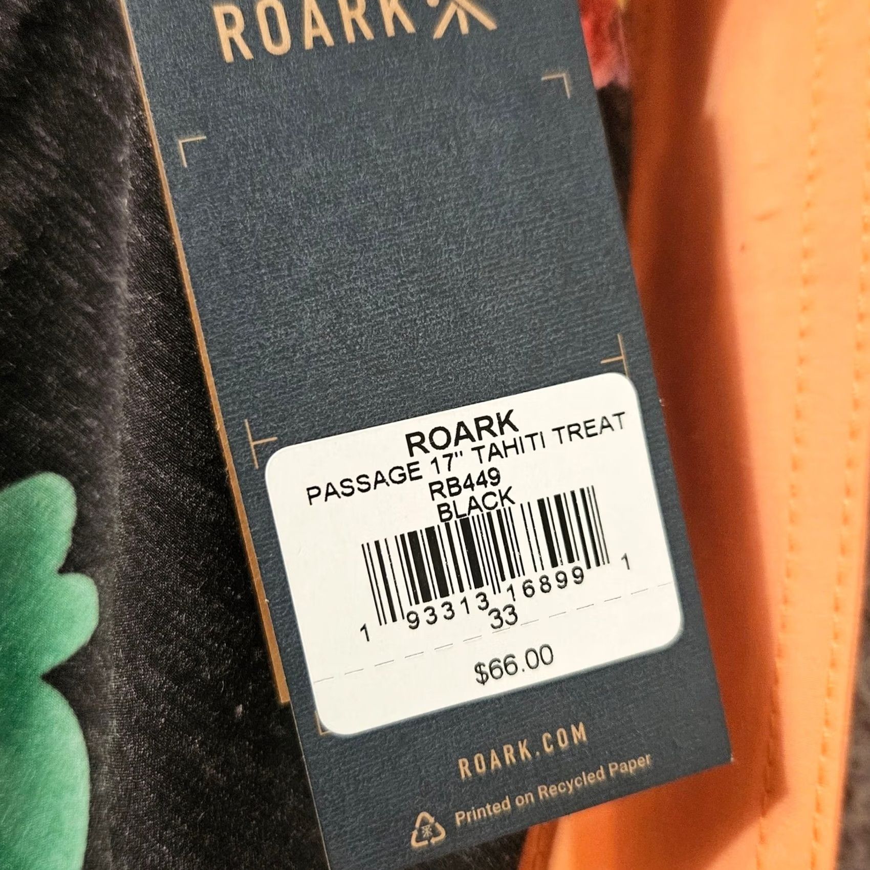 Roark Roark Surf Roark Passage 17" Tahiti Treat Board Shorts Men 33 NWT Black Solid Shorts Mens 33 Black NWT Size US 33 - 3 Thumbnail