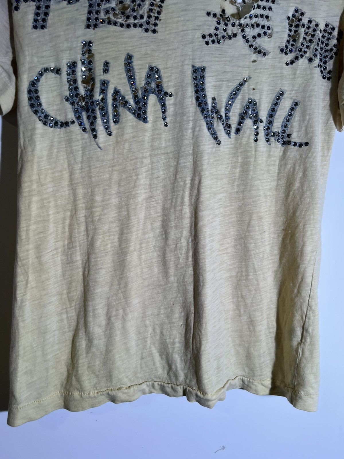 The Great China Wall Y2K 2000’s Vintage The Great China Wall Retro Bejeweled Tee Size US M / EU 48-50 / 2 - 6 Thumbnail