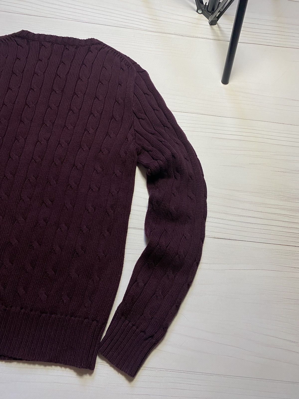 Polo Ralph Lauren Polo Ralph Lauren cable knit crew neck y2k sweater Size M / US 6-8 / IT 42-44 - 12 Thumbnail