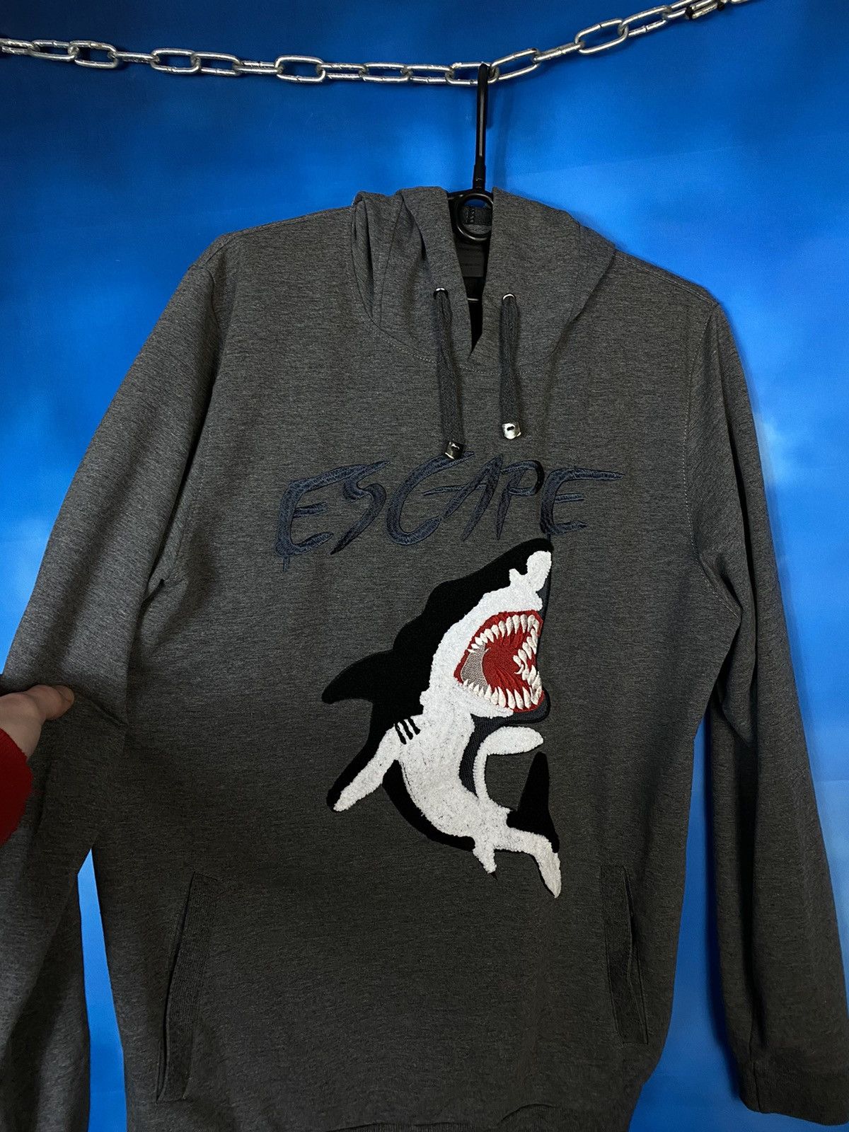 Philipp Plein Philipp Plein home shark hoodie y2k Size US L / EU 52-54 / 3 - 2 Thumbnail