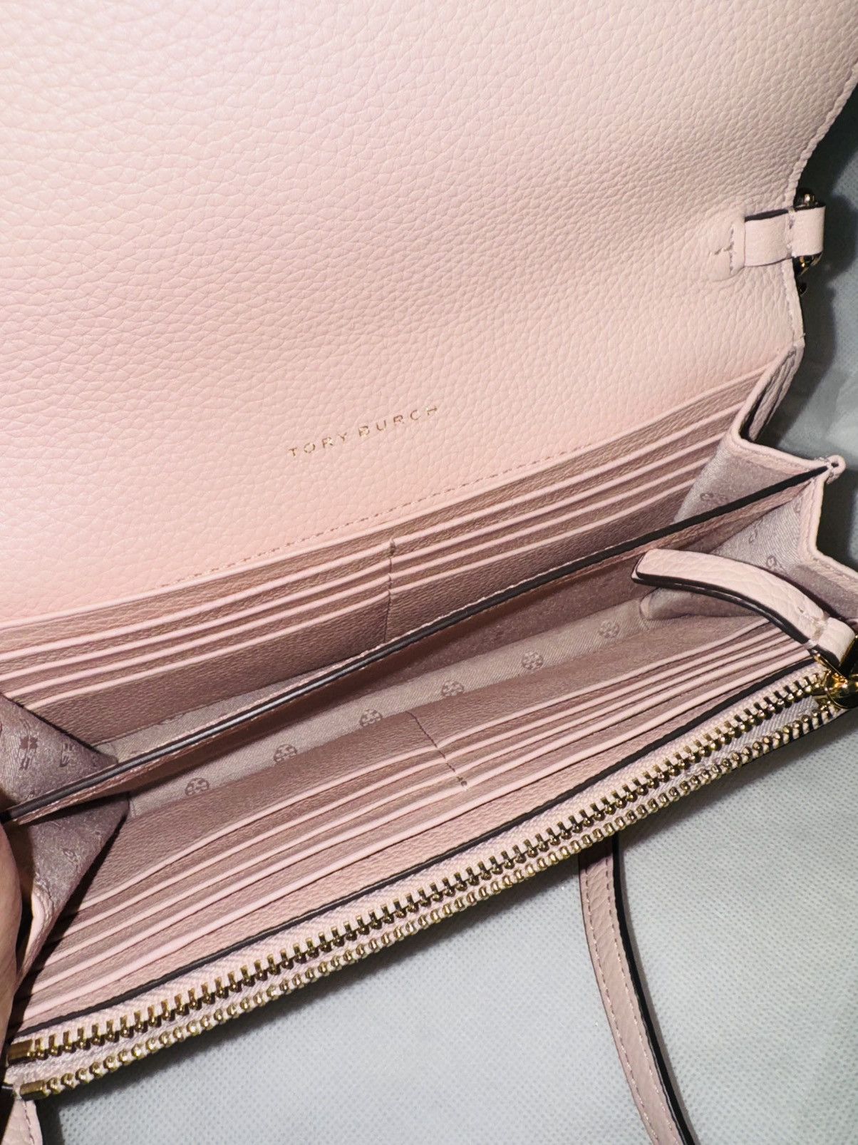 Tory Burch Tory Burch Georgia pebbled Crossbody in light pink Size ONE SIZE - 2 Thumbnail