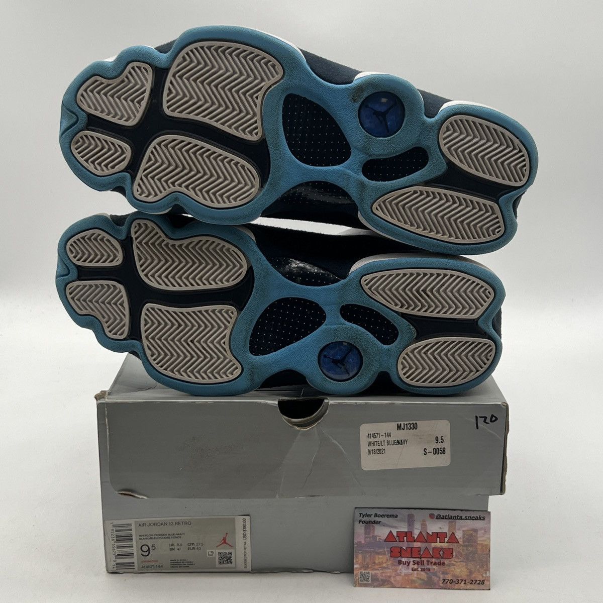Jordan Brand Air Jordan 13 obsidian Size US 9.5 / EU 42-43 - 8 Thumbnail