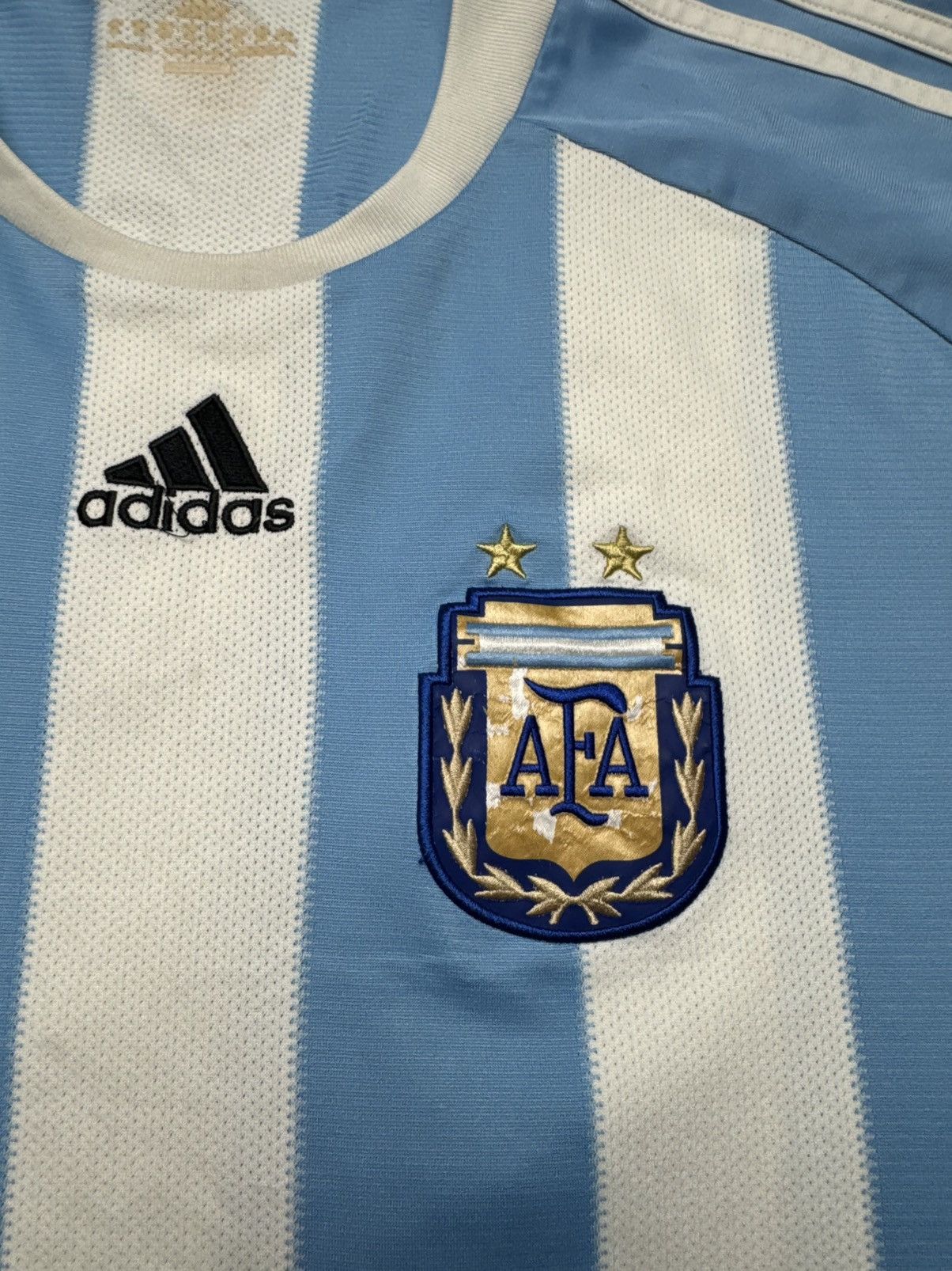 Adidas × Vintage #10 Messi Argentina Adidas Jersey 2009/10 home kit Men Xl Size US XL / EU 56 / 4 - 3 Thumbnail