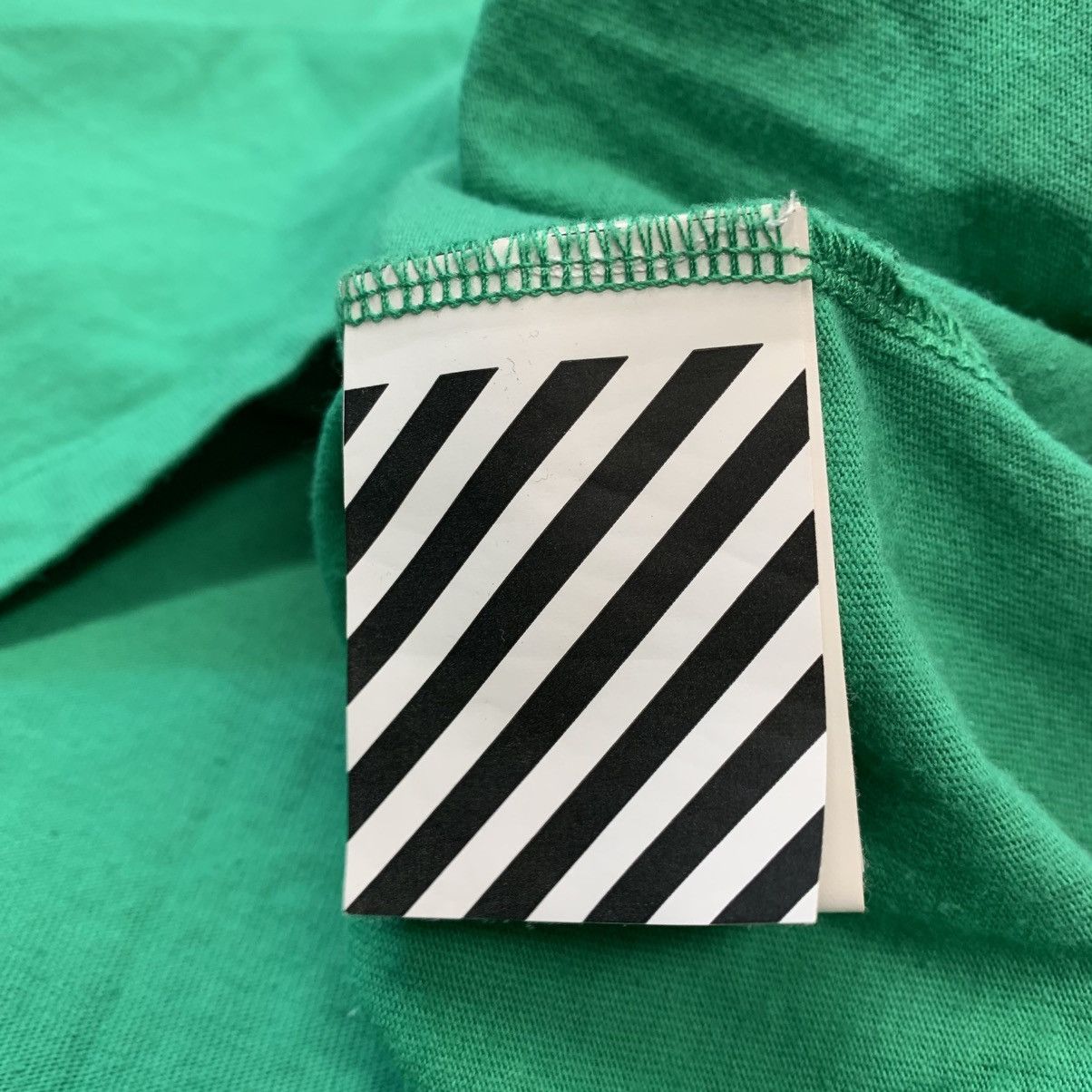 Off-White Off White Large Tee Fence Arrows Green T-Shirt Virgil Abloh Size US L / EU 52-54 / 3 - 8 Thumbnail
