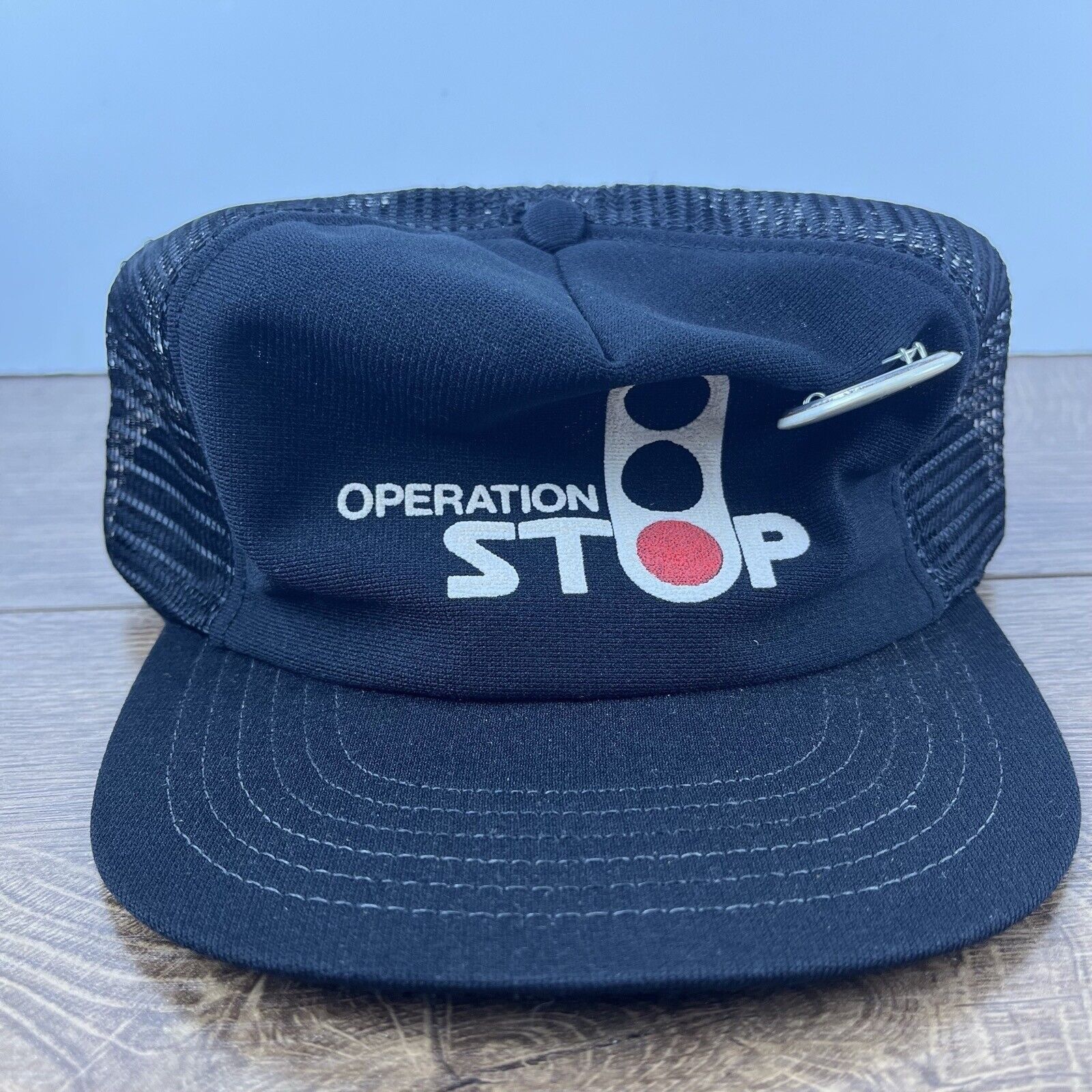 Other Operation Stop Snapback Hat Black Adjustable Hat Black Adult Size ONE SIZE - 1 Thumbnail