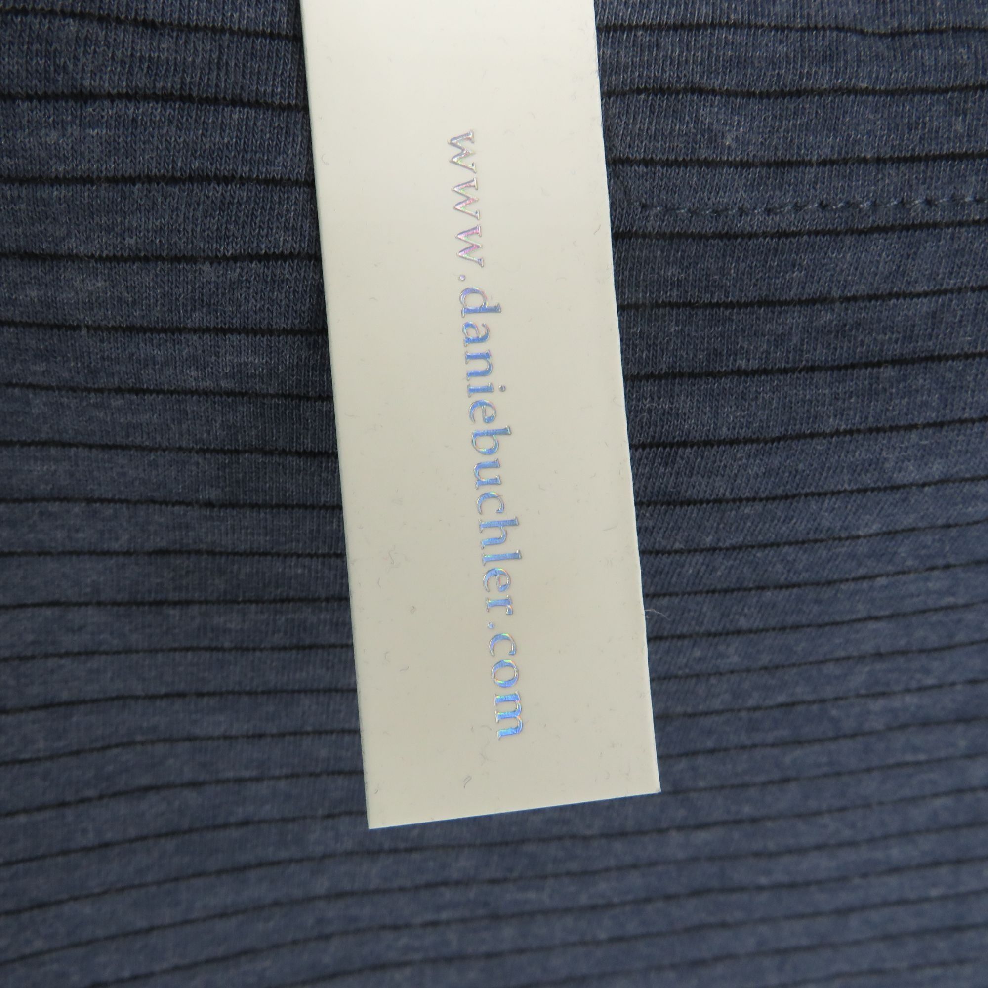 Daniel Buchler Daniel Buchler Navy Blue Striped Short Sleeve T-Shirt S Soft Size US S / EU 44-46 / 1 - 5 Thumbnail