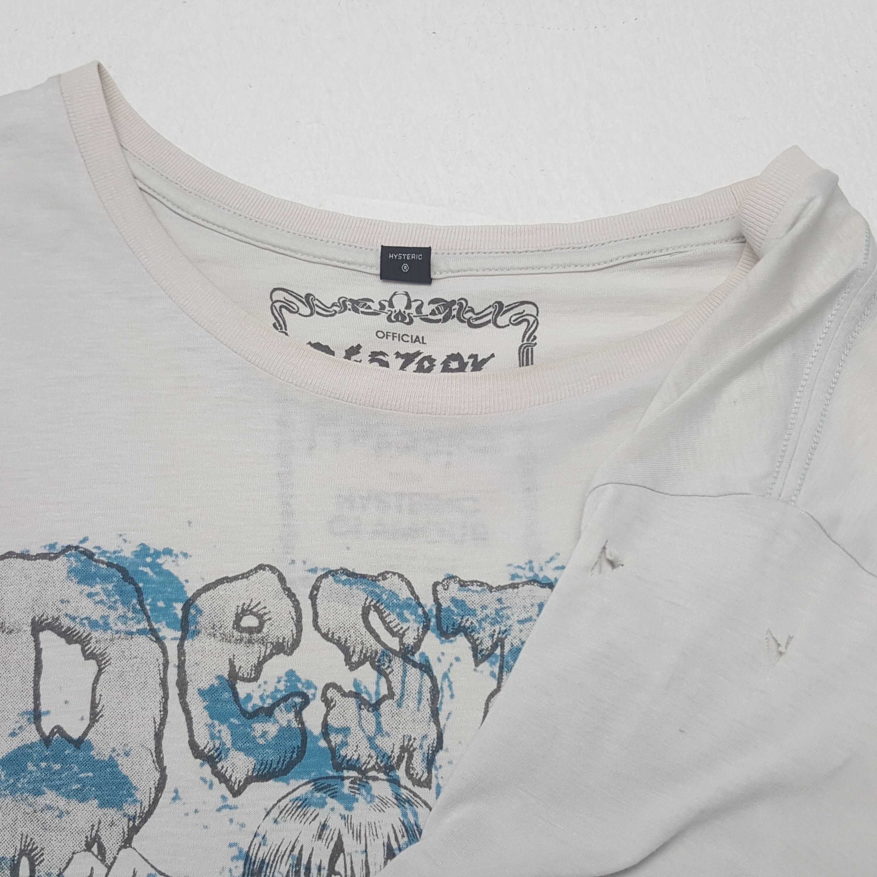 Hysteric Glamour × Japanese Brand × Vintage Vintage Hysteric Glamour X Destroy All Monsters Tshirt Size US S / EU 44-46 / 1 - 6 Thumbnail
