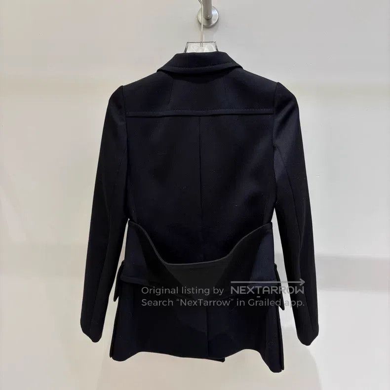 Louis Vuitton Louis Vuitton Lined with a full-print double-breasted blac Size XXS / US 00 / IT 34 - 2 Thumbnail