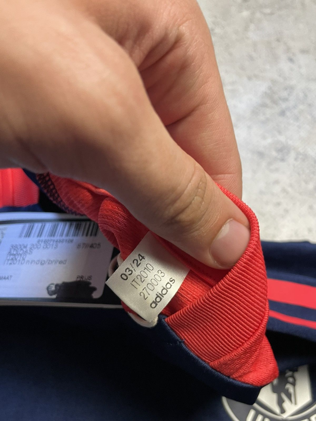 Adidas Adidas Manchester United 2024 Away Kit Soccer Jersey Size US L / EU 52-54 / 3 - 7 Thumbnail