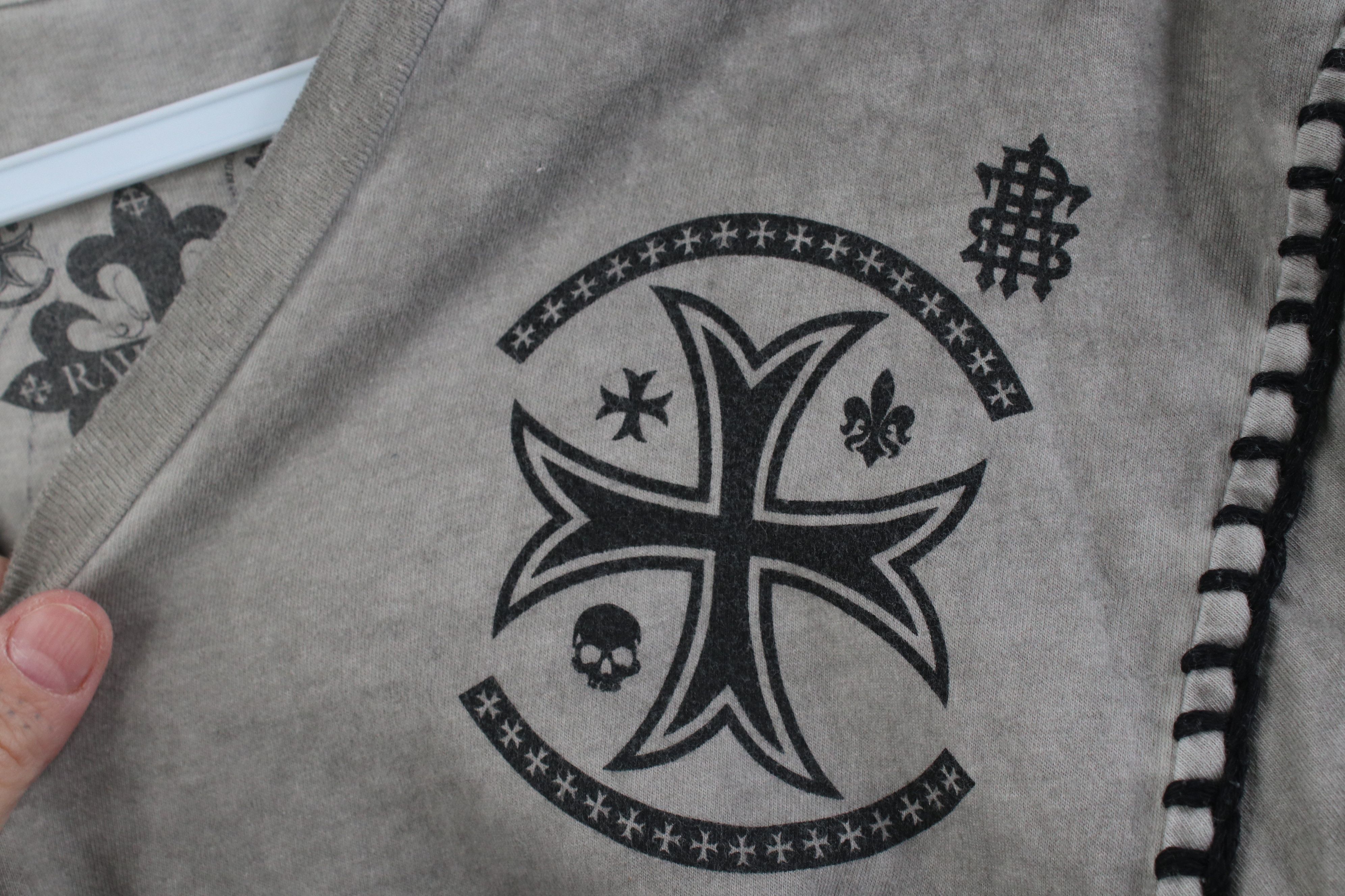 Vintage Y2K Streetwear Cross Stonewash UFC MMA Fighting T-Shirt Gray Size US L / EU 52-54 / 3 - 5 Thumbnail