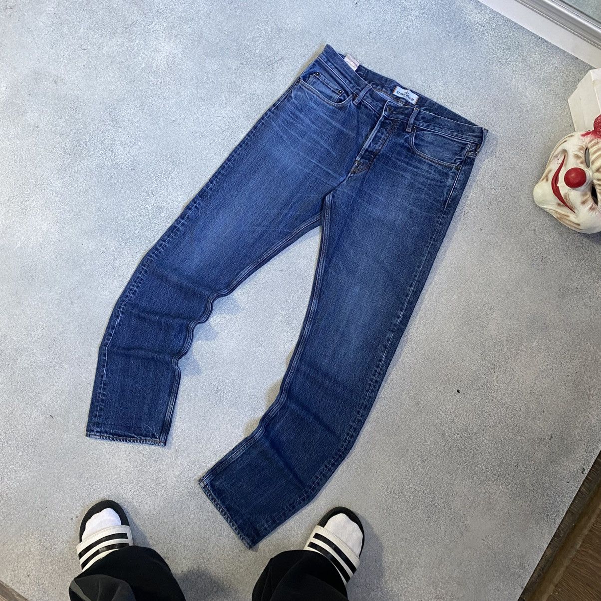 Stone Island STONE ISLAND Jeans Wash Blue Denim Vintage Y2k Size US 32 / EU 48 - 8 Thumbnail