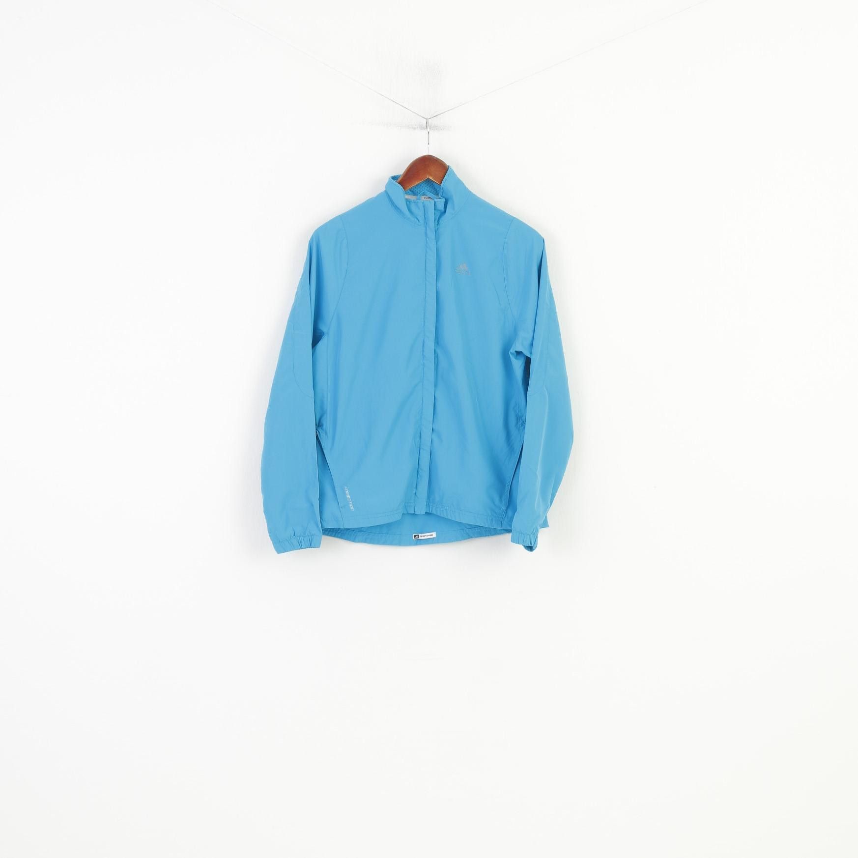 Adidas Adidas Women 40 M Jacket Blue Clima Proof Formotion 11197 Size M / US 6-8 / IT 42-44 - 2 Thumbnail